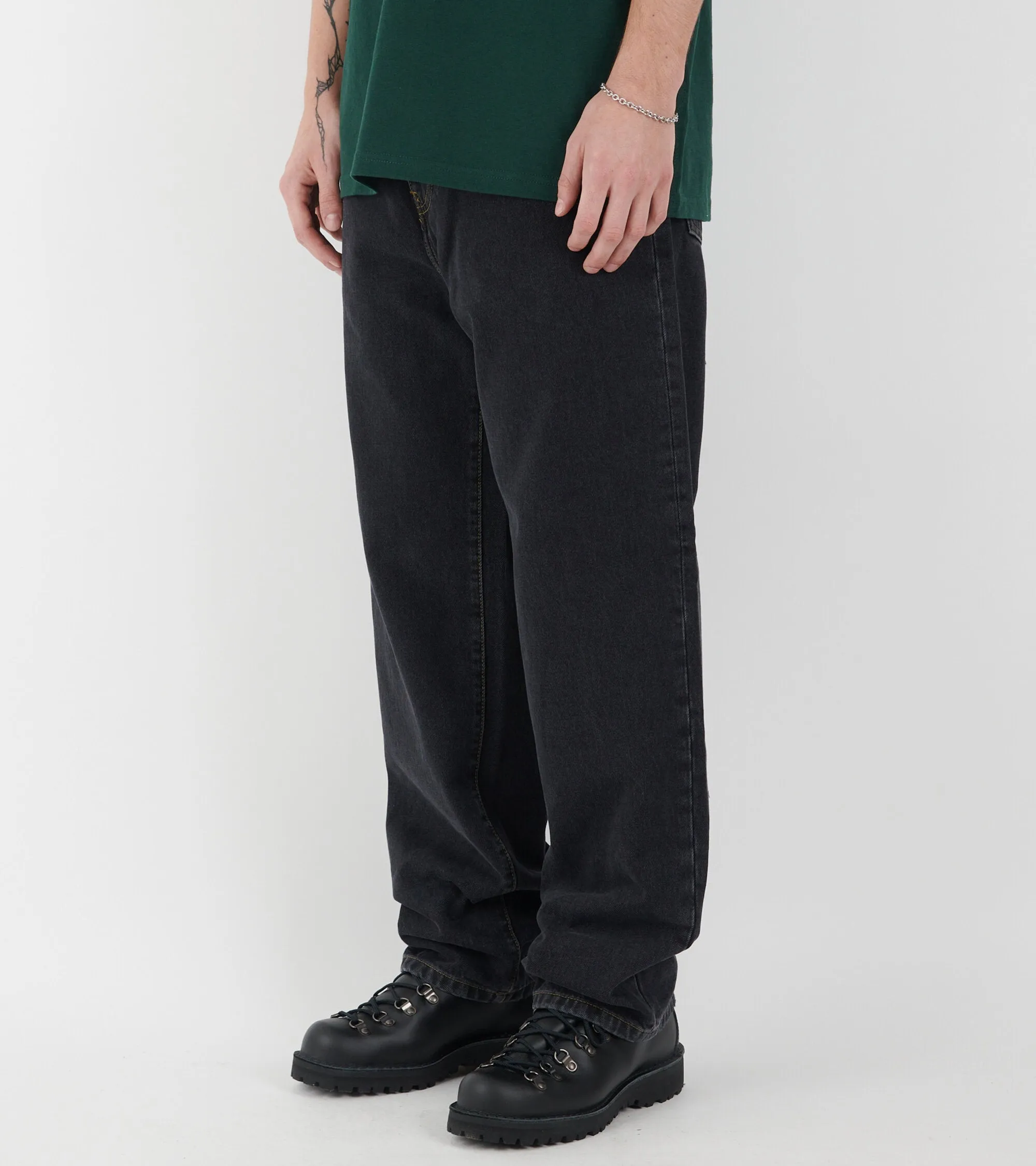 Aaron Pant Black Stone Washed