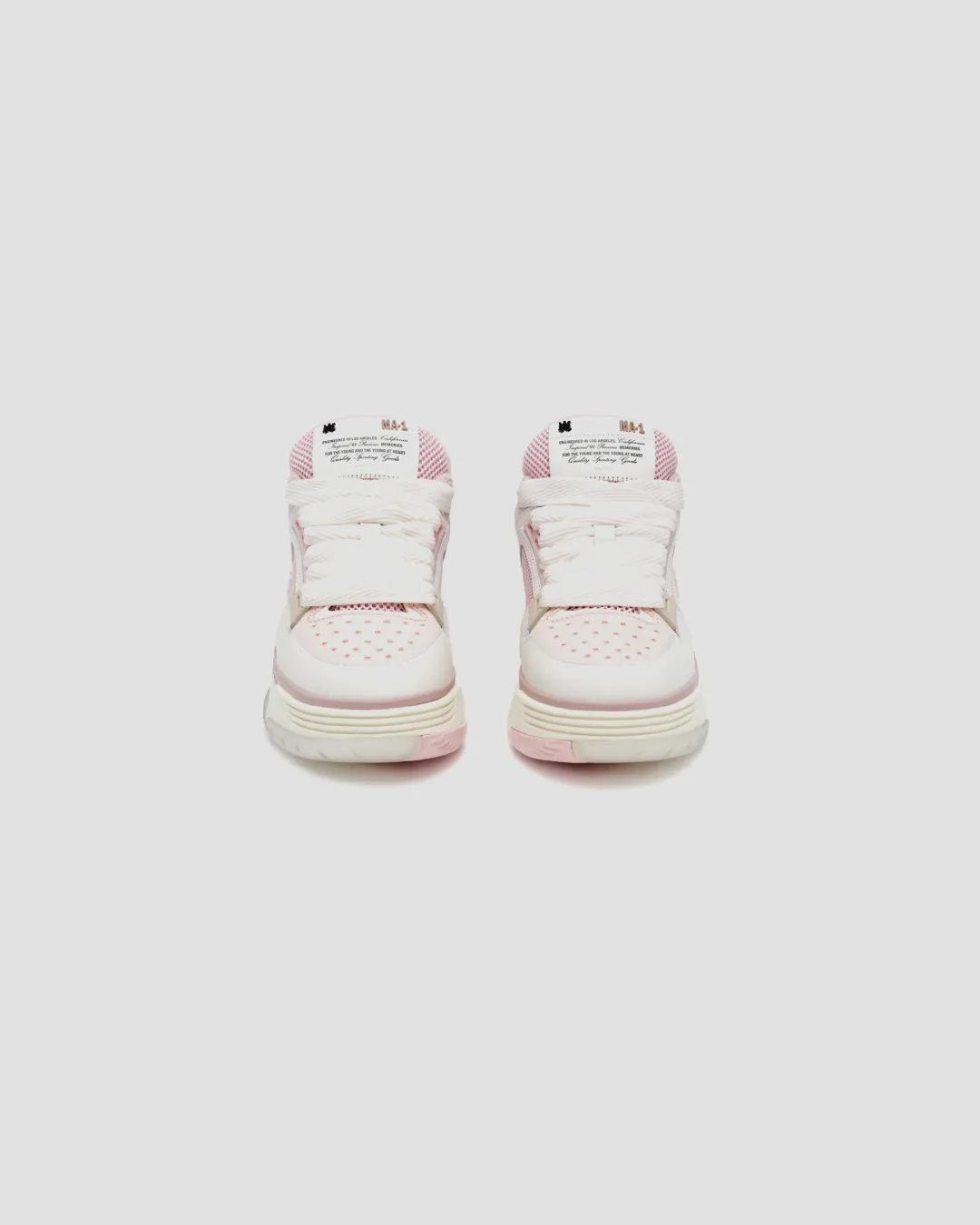 AMIRI MA-1 Pink Panelled Sneakers