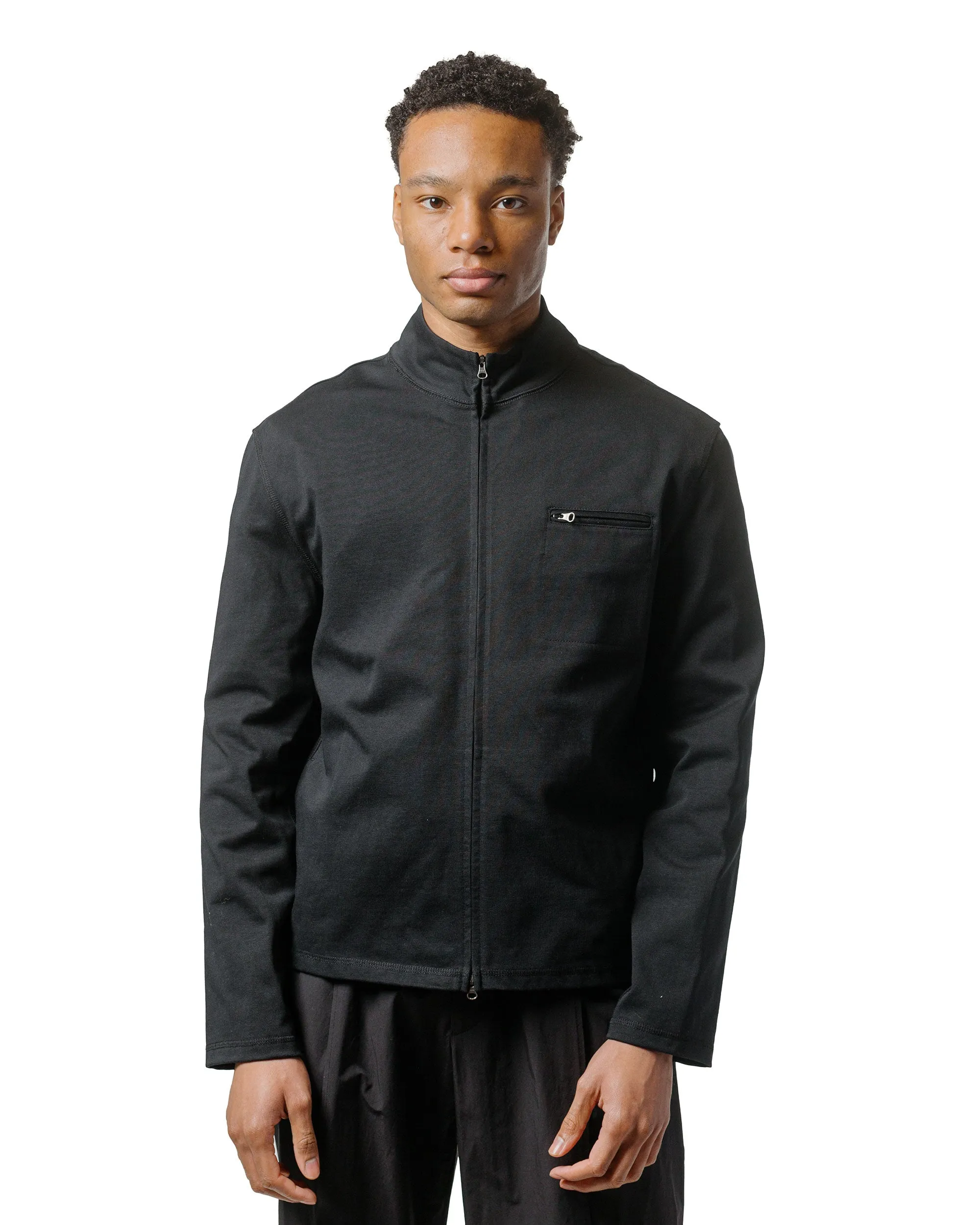 Amomento Slim Fit Pocket Jumper Black