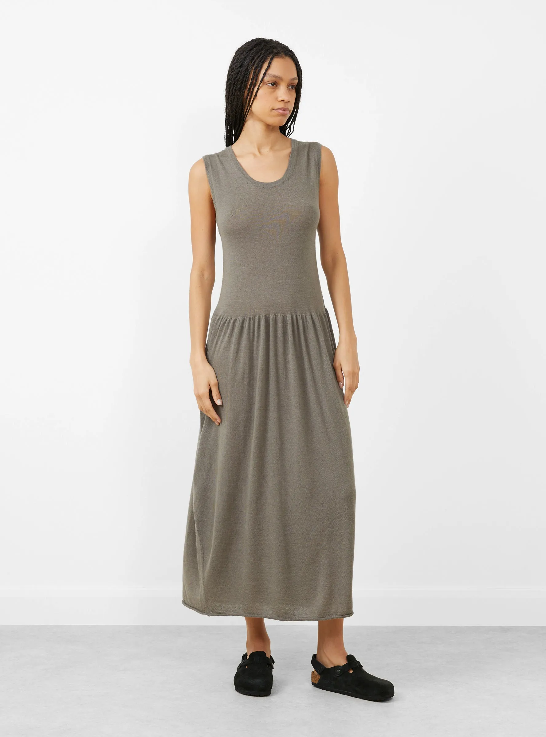 Balloon Slip Dress Concrete