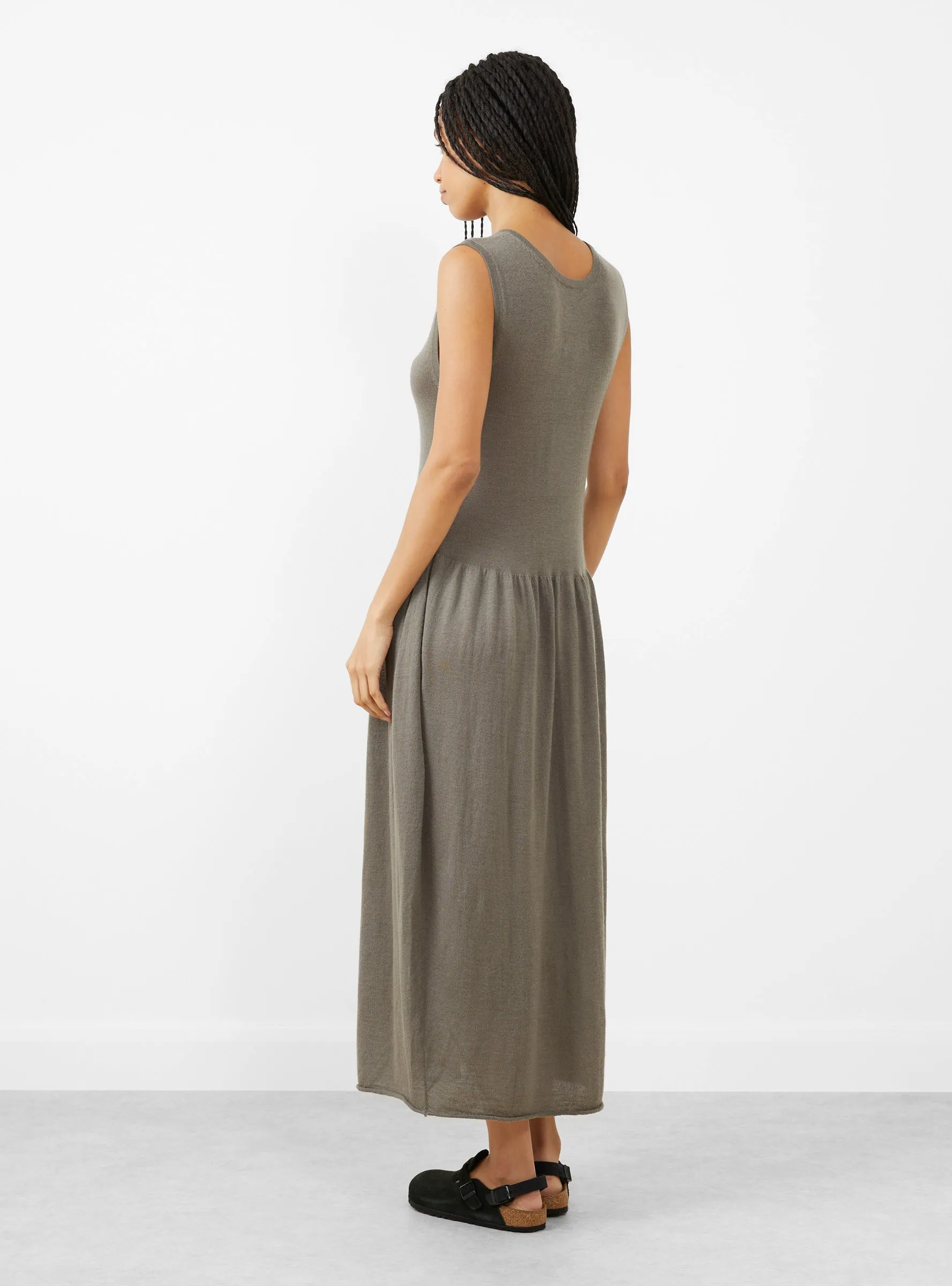 Balloon Slip Dress Concrete