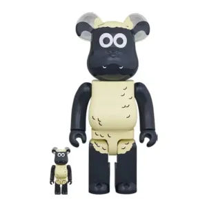 Bearbrick Shaun the Sheep 100% & 400% Set