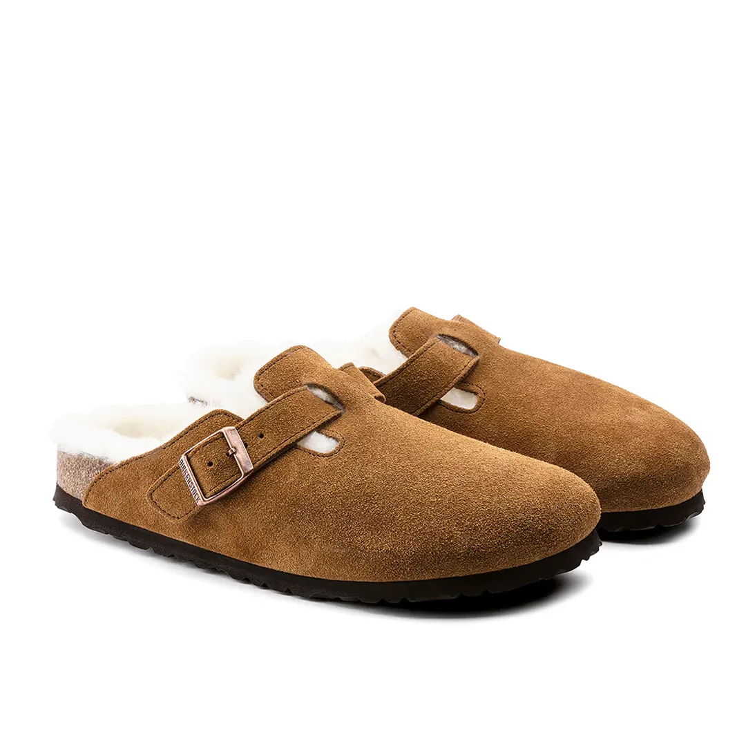 BOSTON SHEARLING SUEDE LEATHER - MINK