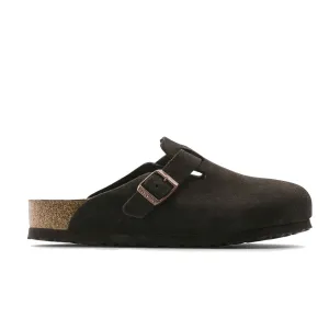 BOSTON SOFT FOOTBED SUEDE LEATHER - MOCHA