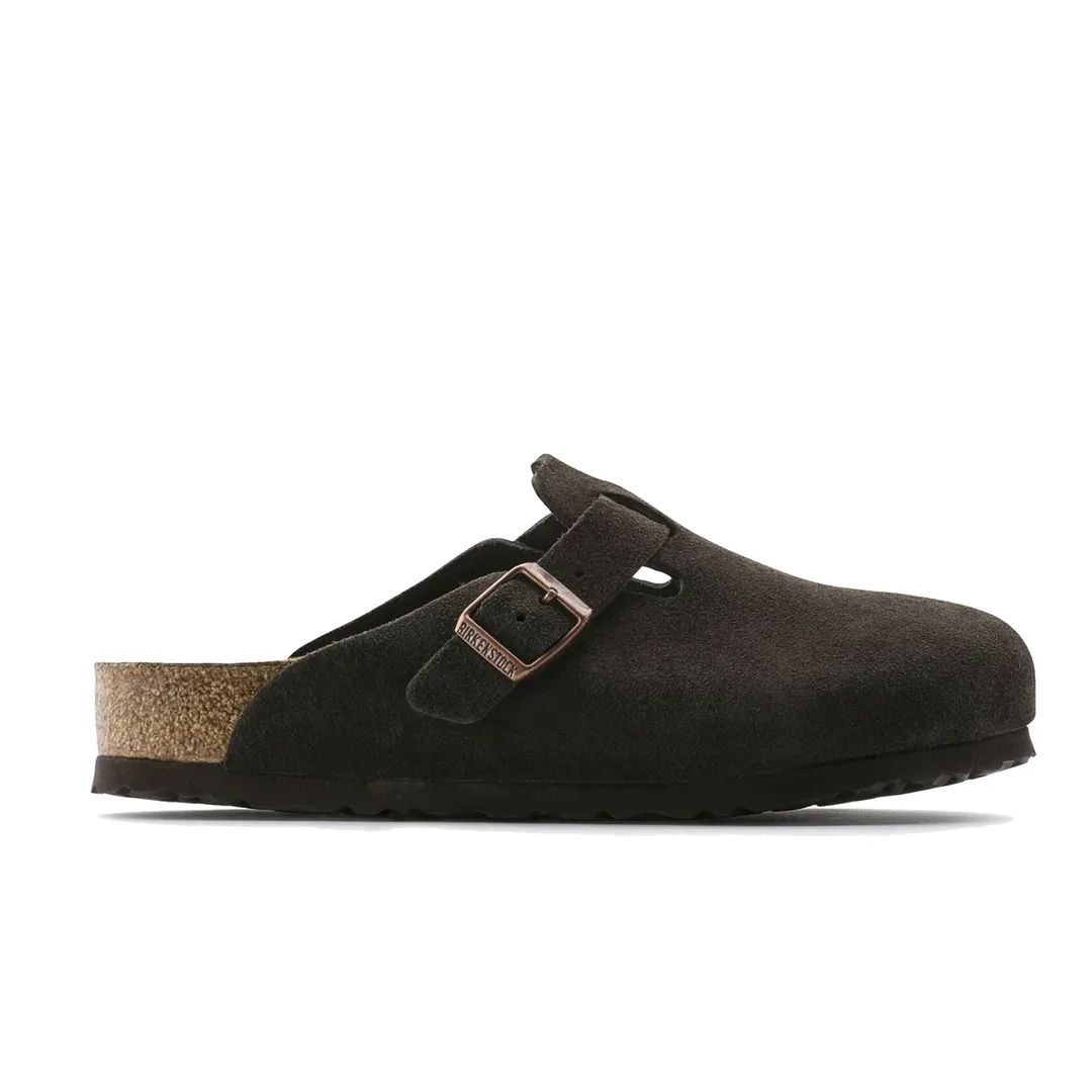 BOSTON SOFT FOOTBED SUEDE LEATHER - MOCHA