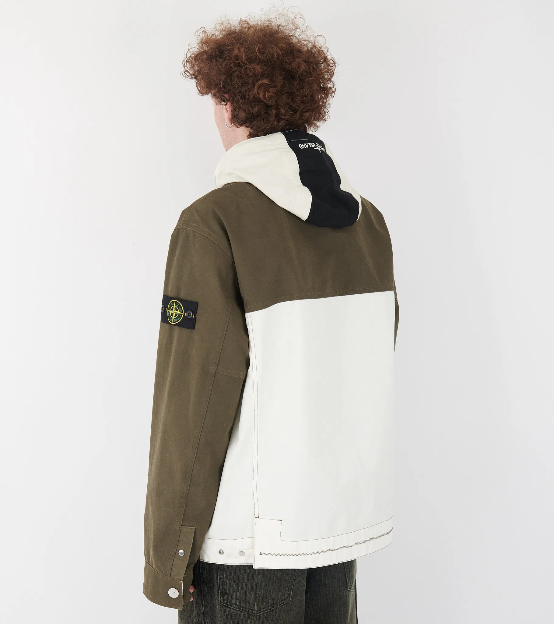 Capospalla Tela Resinata Jacket Olive Green