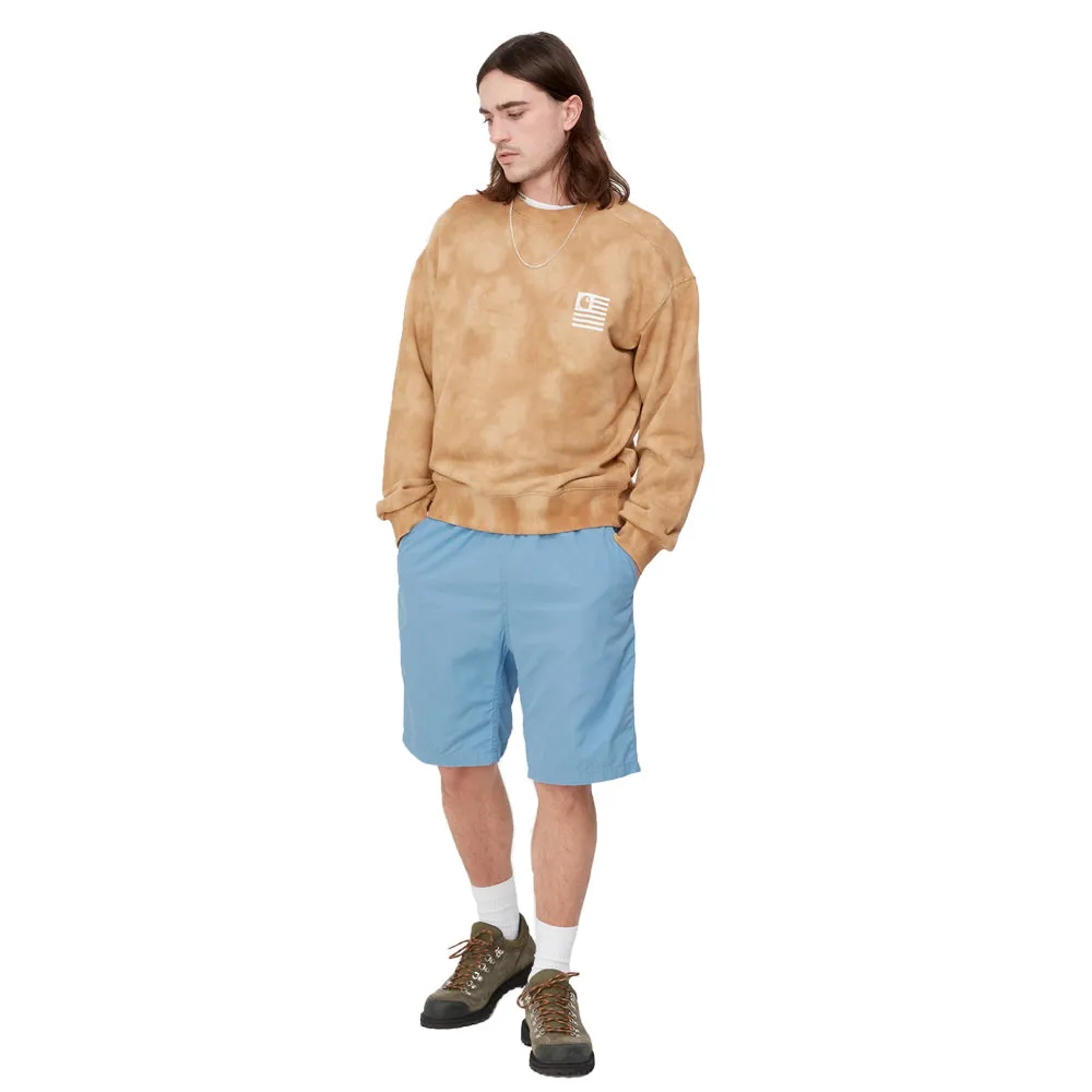 CARHARTT WIP CLOVER SHORT // PISCINE (STONE WASHED)