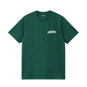 Carhartt WIP S/S University Script T-Shirt Chervil/White