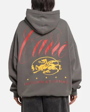 Carre Golden Scale Hoodie Washed Charcoal