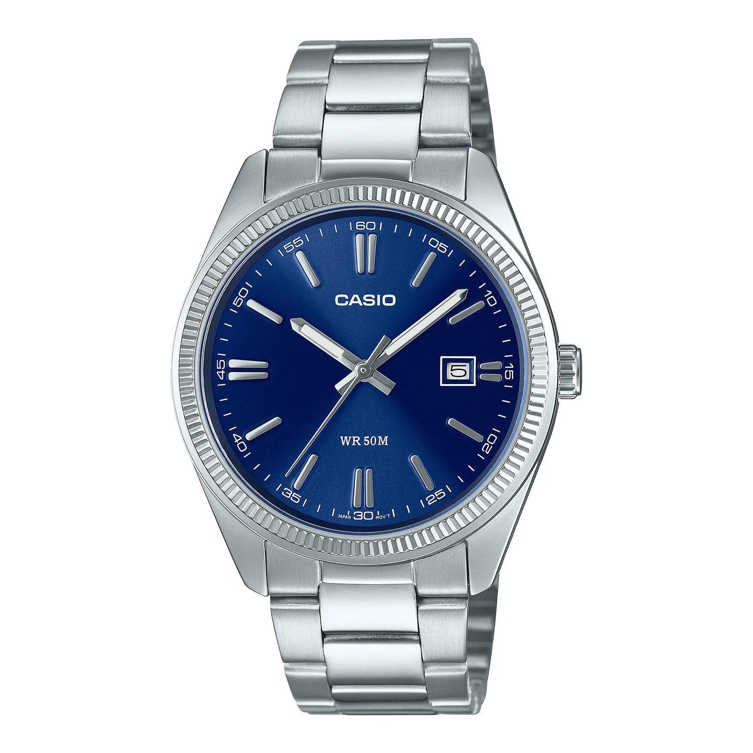 Casio Vintage 1302D Blue Silver MTP1302D-2A