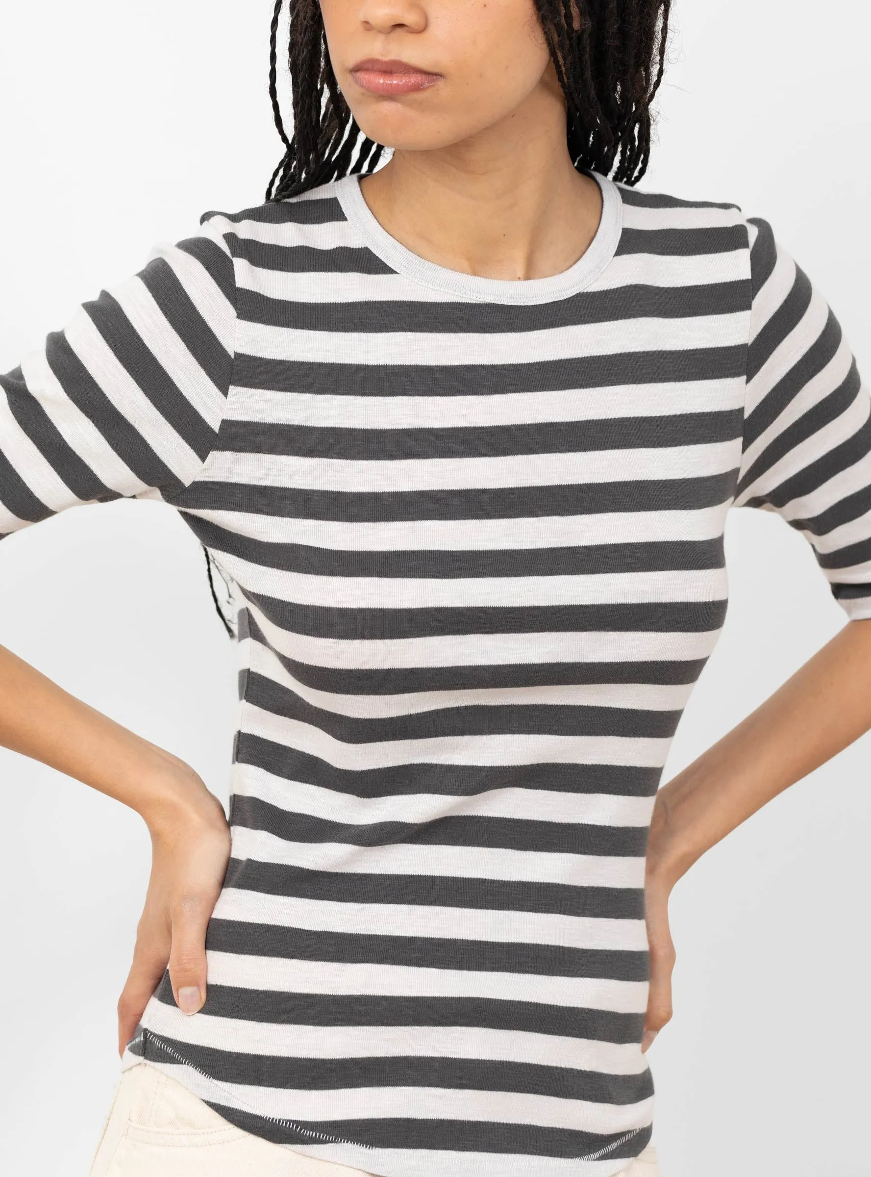 Charlotte Short Sleeve T-Shirt Grey Stone