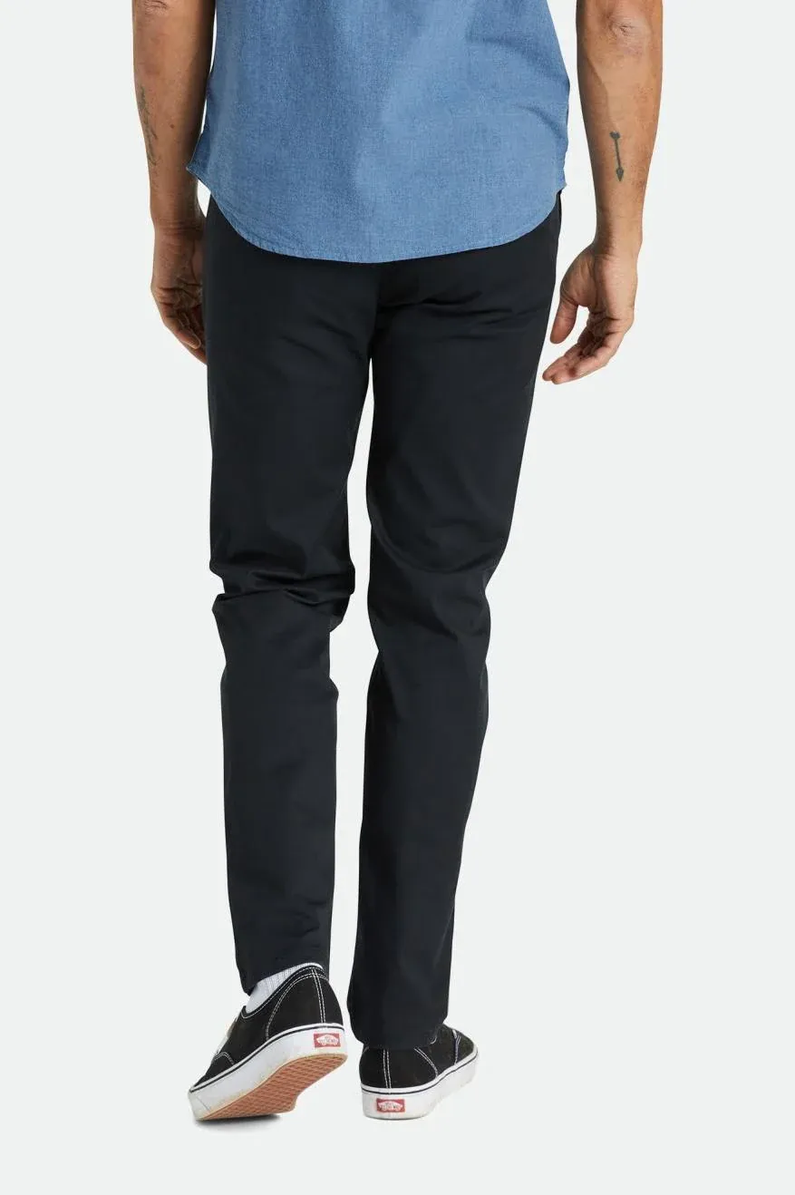 CHOICE CHINO SLIM PANT BLACK