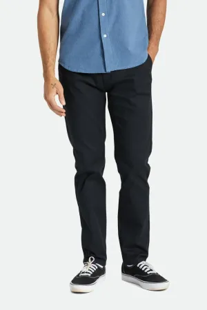 CHOICE CHINO SLIM PANT BLACK