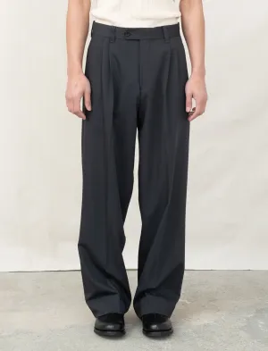 Classic Trousers (Dark Grey Wool)