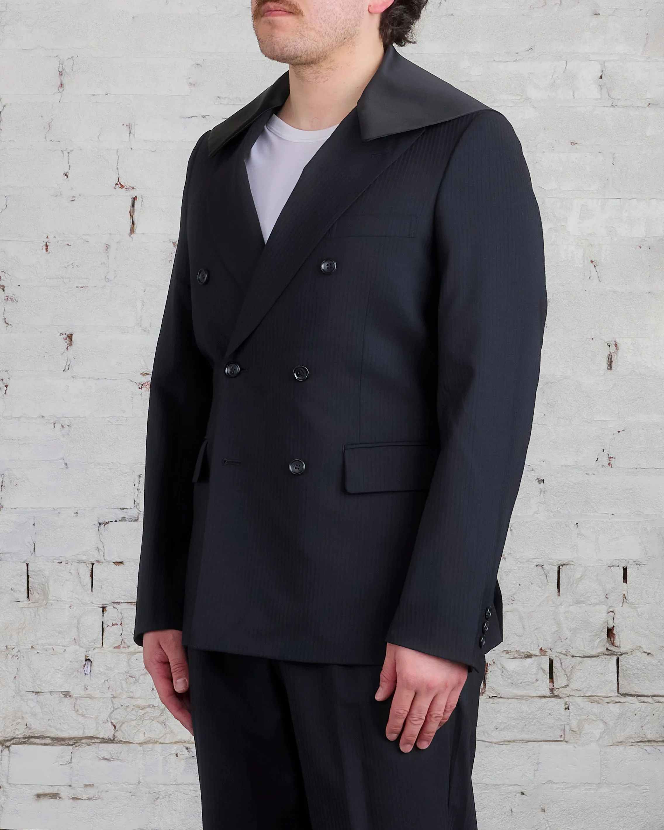 COMME des GARONS HOMME Plus DB Modular Flap Blazer Black