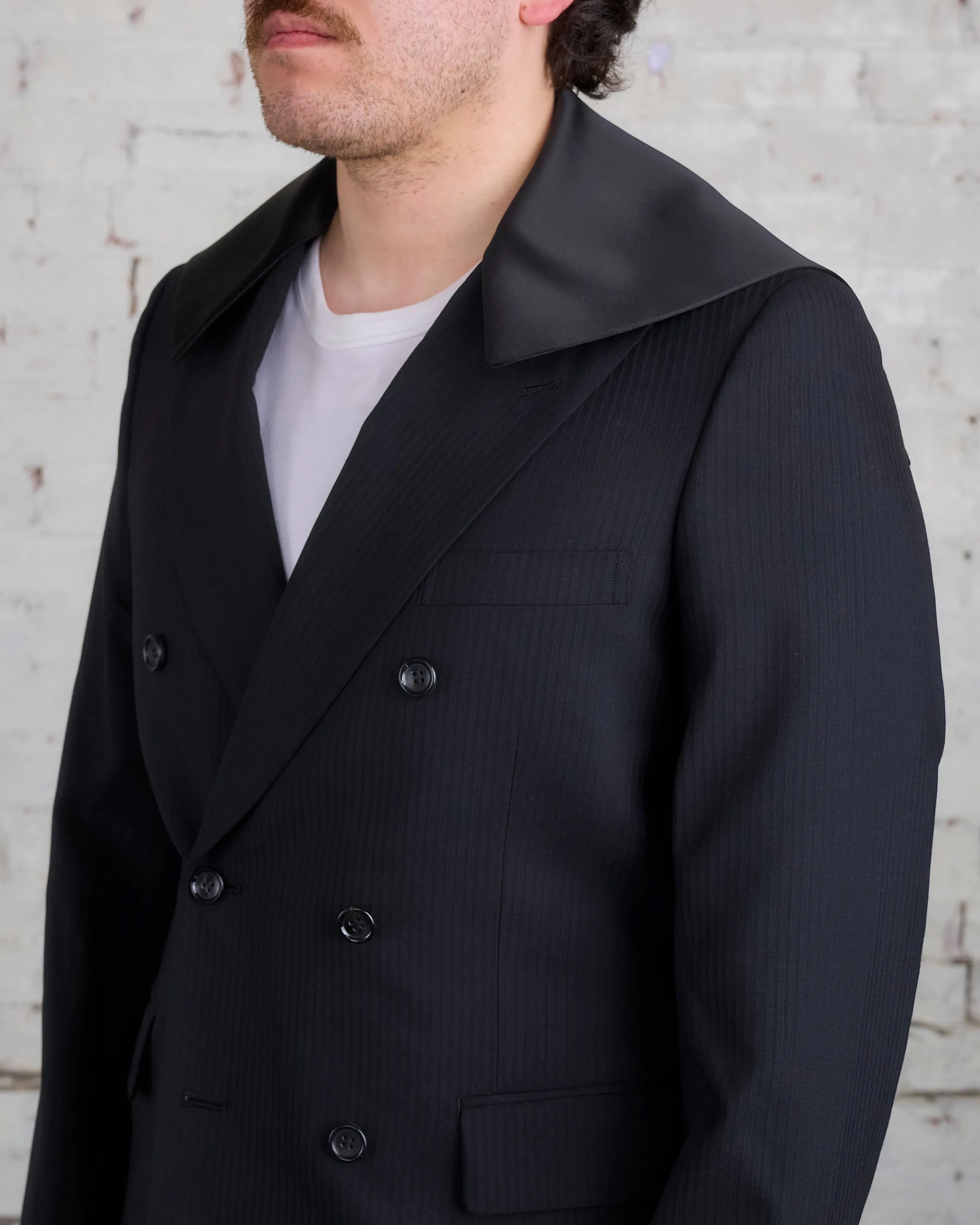 COMME des GARONS HOMME Plus DB Modular Flap Blazer Black