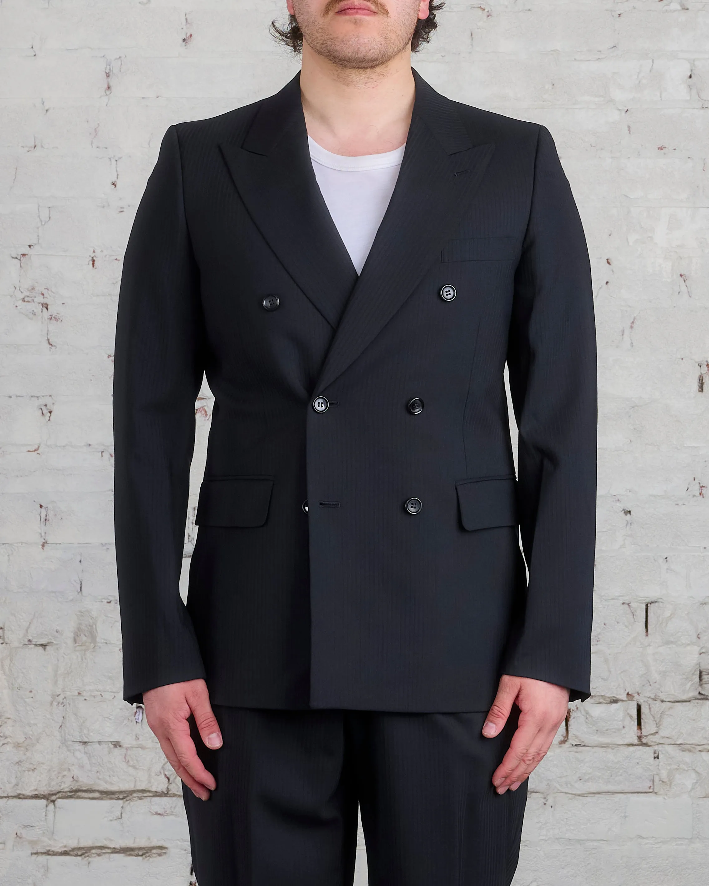 COMME des GARONS HOMME Plus DB Modular Flap Blazer Black