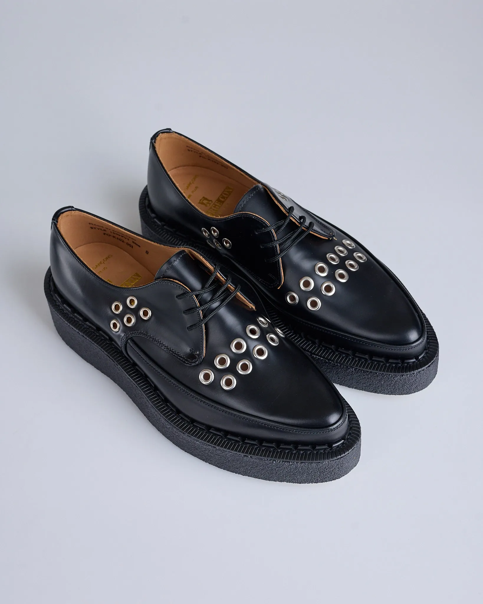 COMME des GARONS HOMME Plus George Cox Diano Creeper Black