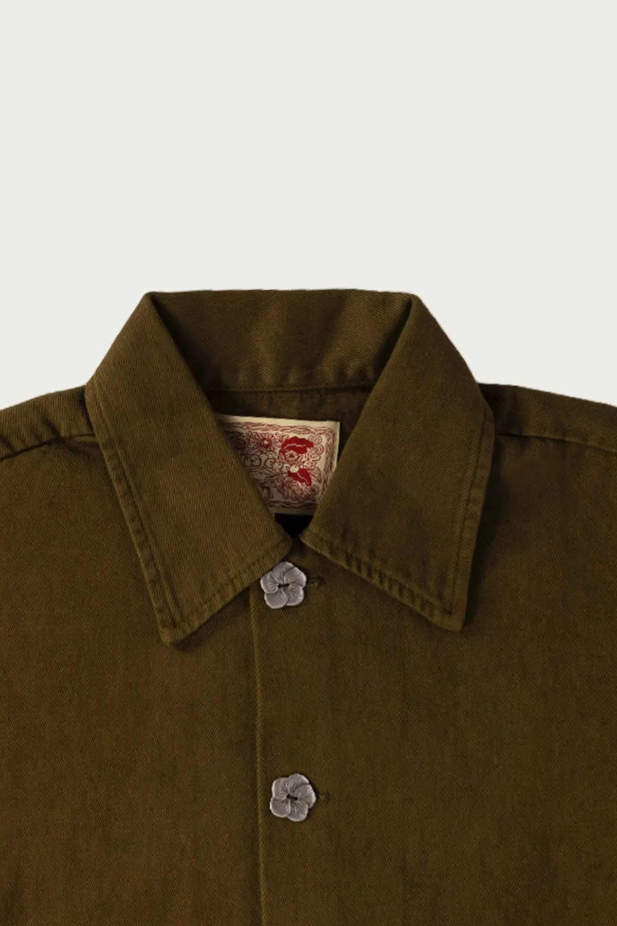 Community of Lovers Work Jacket - Mustard Green