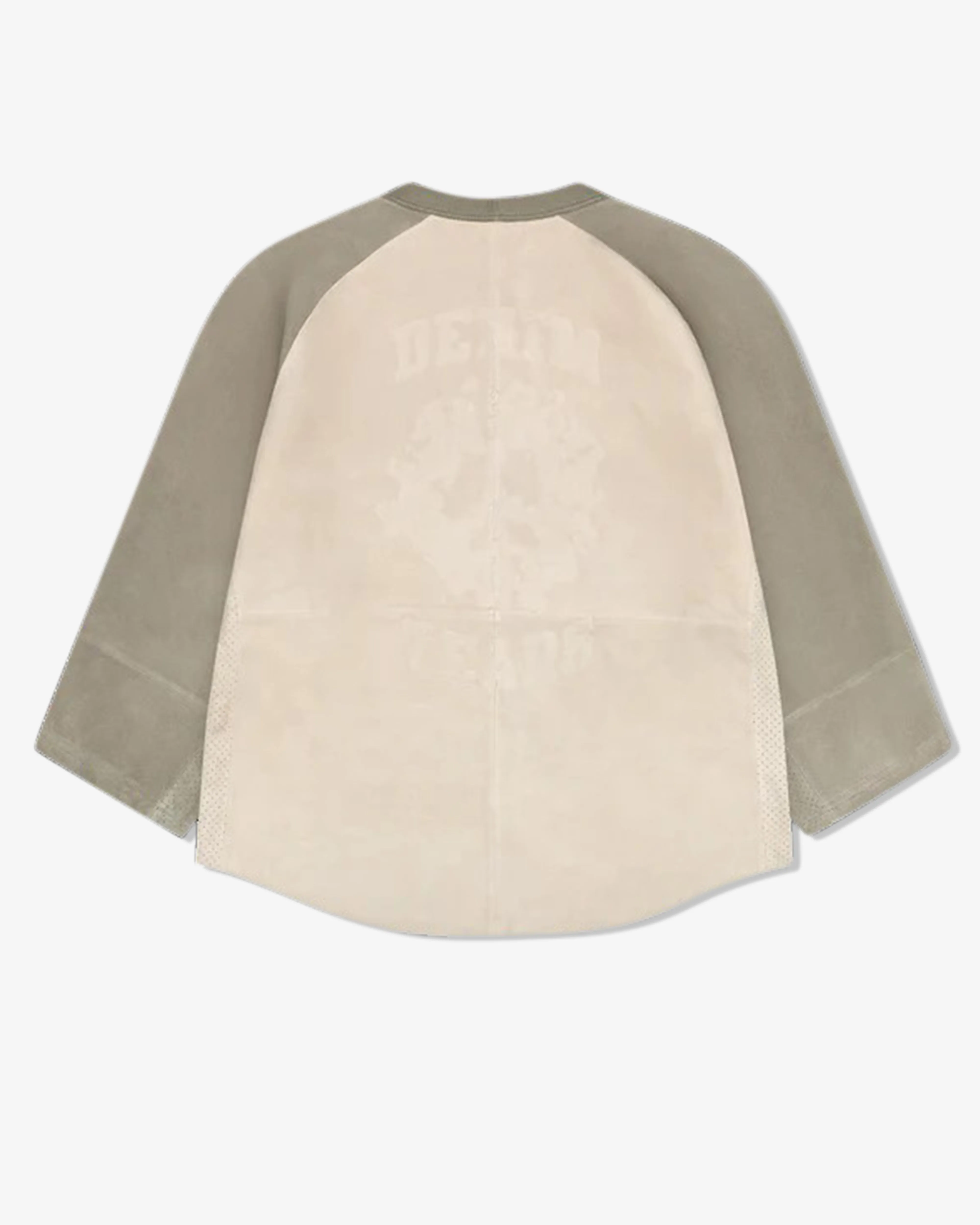 Denim Tears - Men's Suede Baseball Shirt - (White)