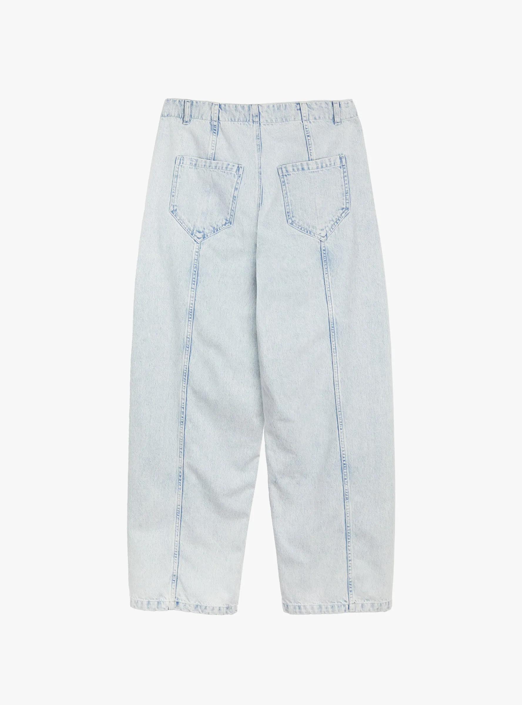 Displaced Seam Jean Indigo