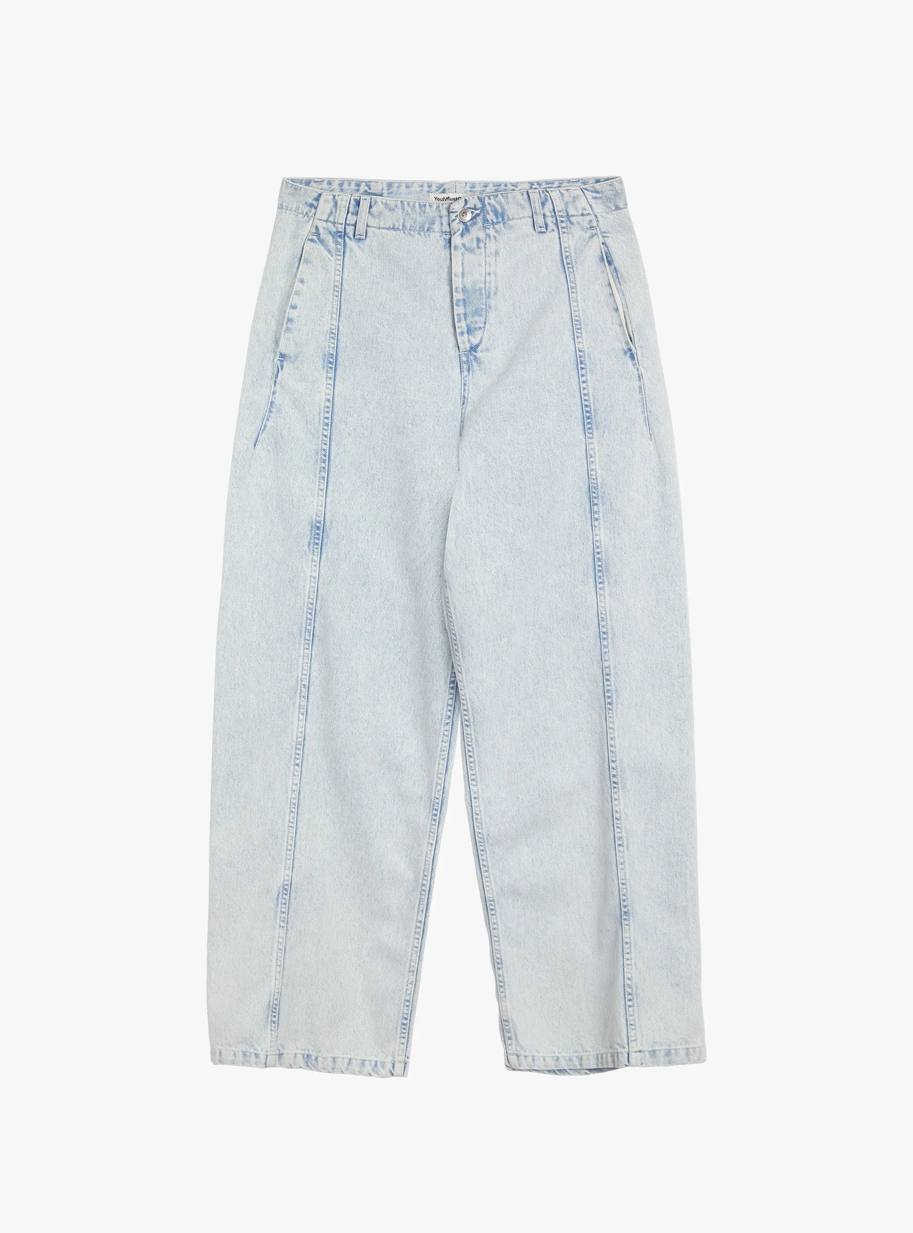 Displaced Seam Jean Indigo