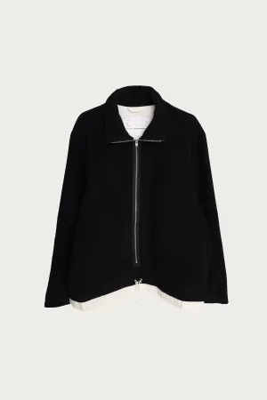 Fleece Anorak - Black