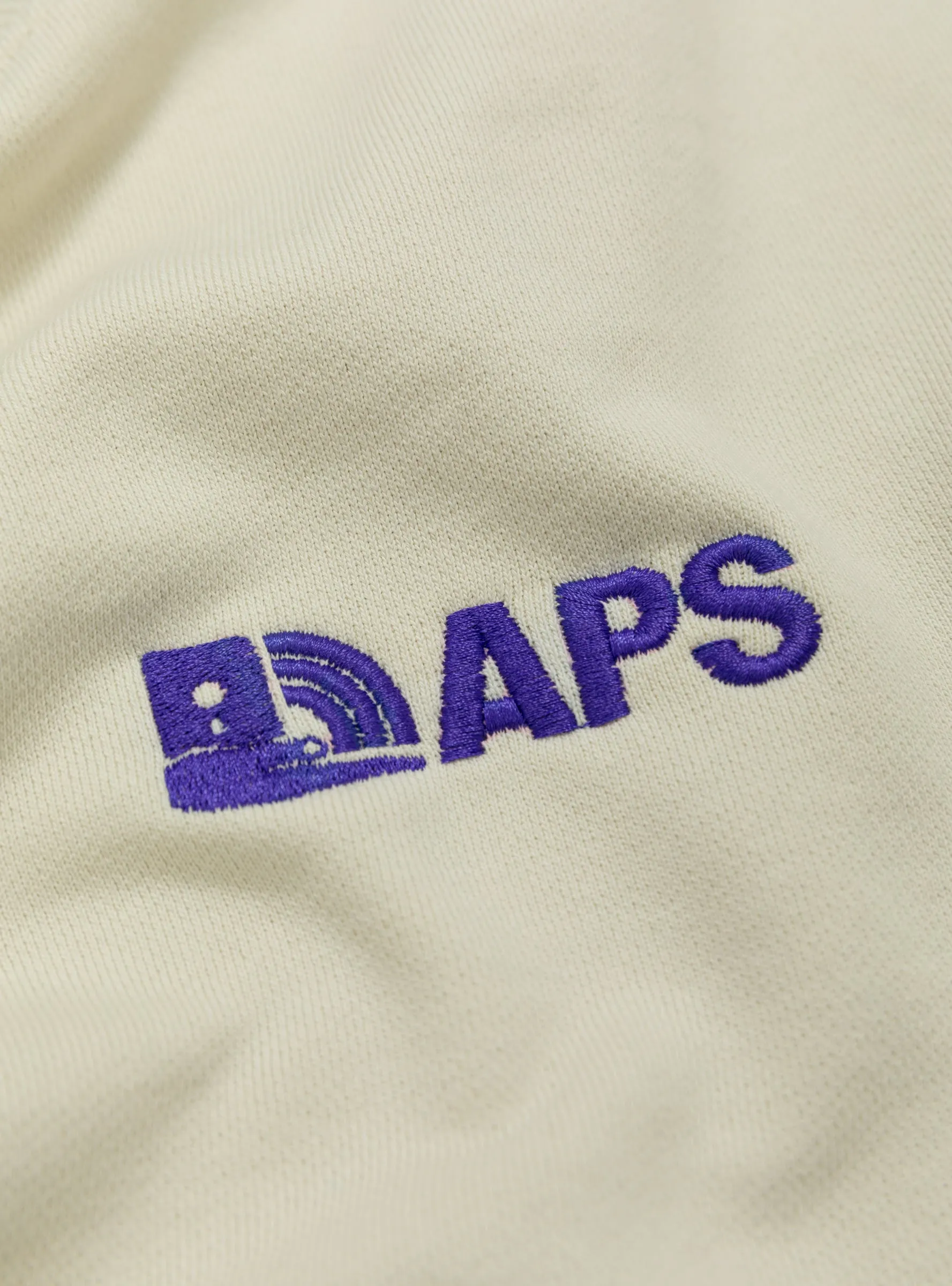 Floppy Disk Logo Crewneck Antique White