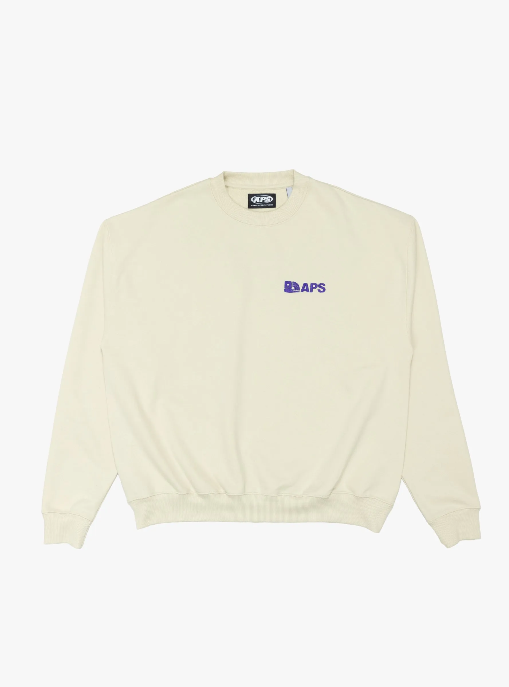 Floppy Disk Logo Crewneck Antique White