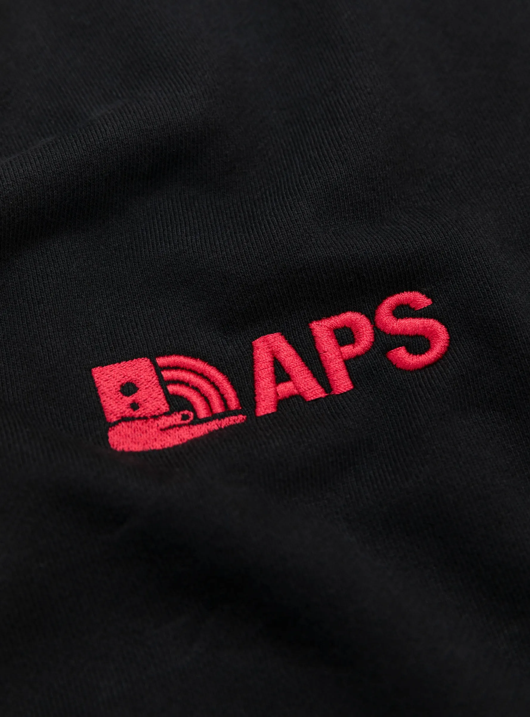 Floppy Disk Logo Crewneck Faded Black