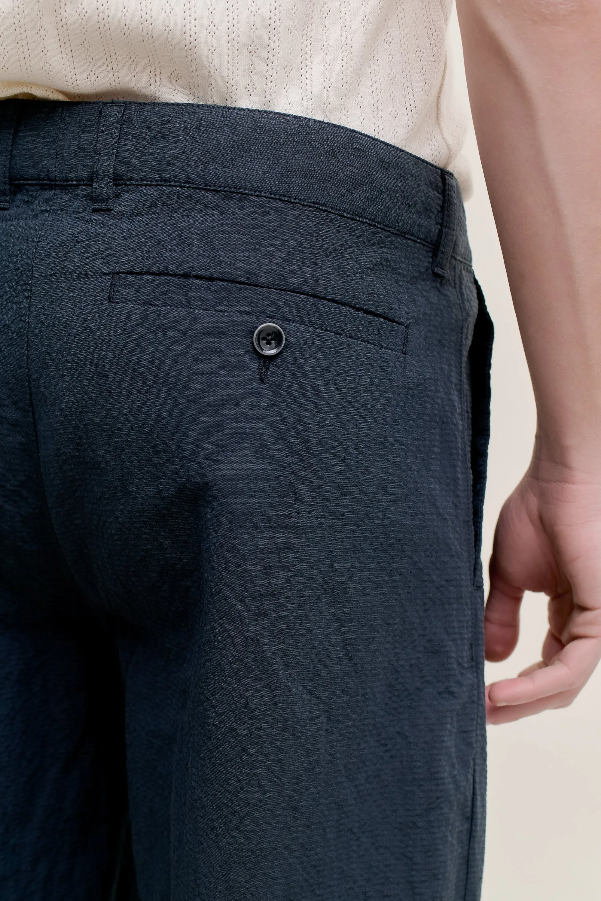 FOLDED WIDE TROUSERS
