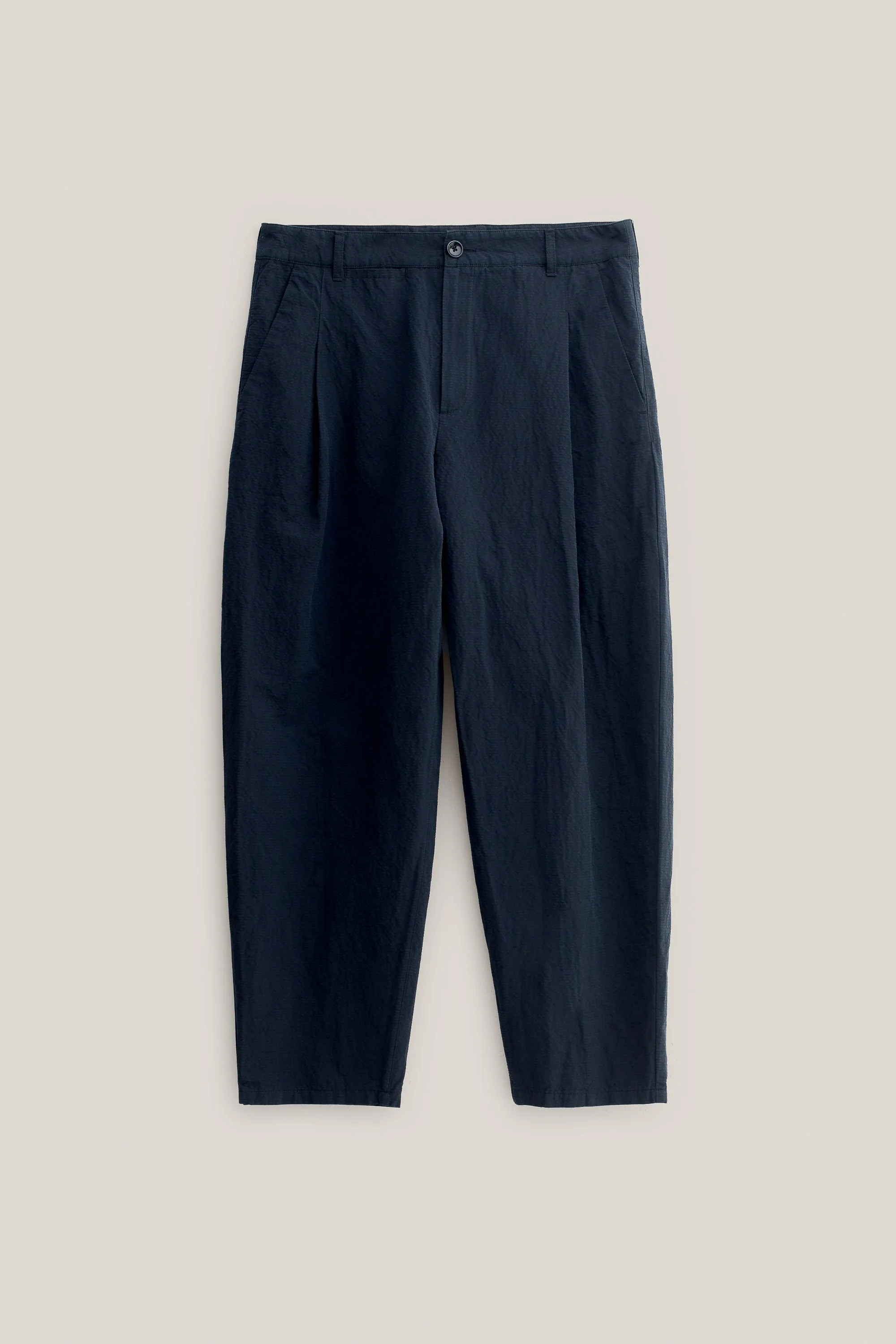FOLDED WIDE TROUSERS