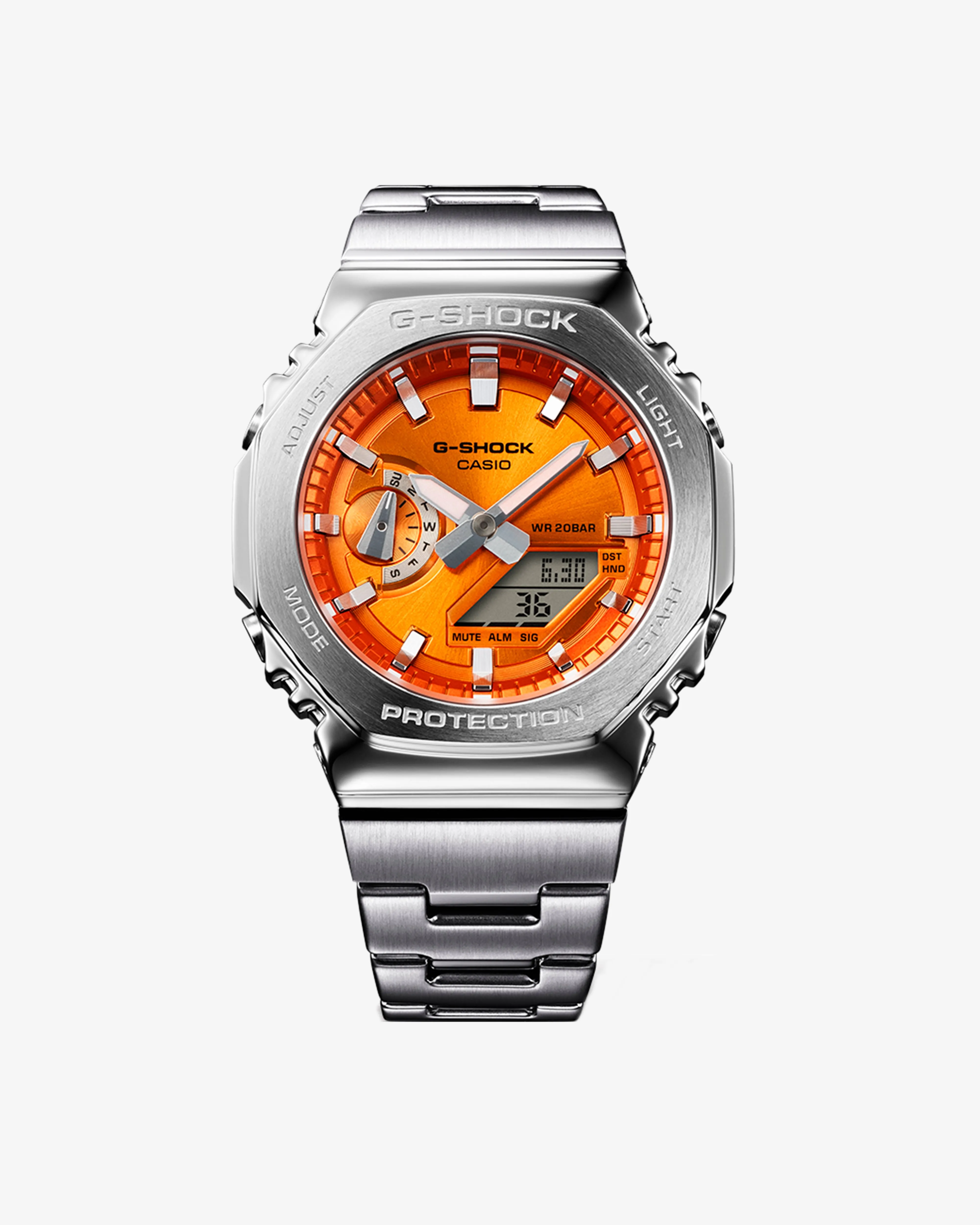 G-Shock - GM2110D-4A - (Silver/Orange)