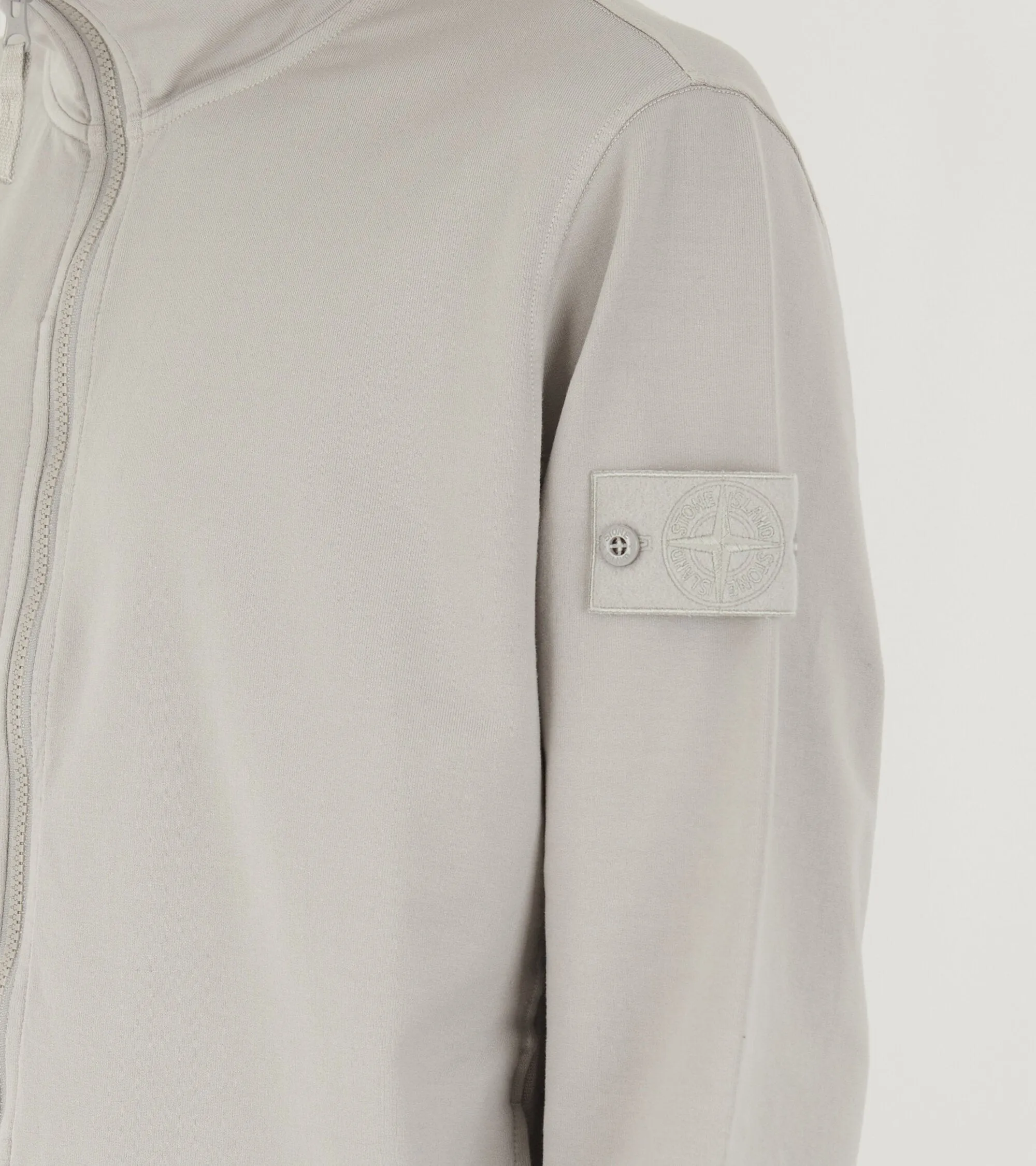 Ghost High Neck Zipper Grey