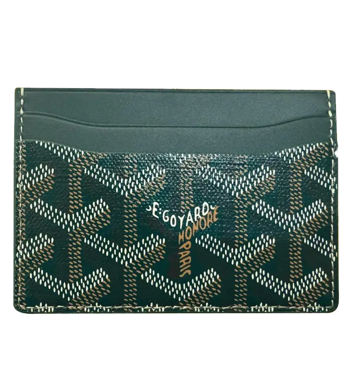 Goyard Heart Logo Cardholder (Green)