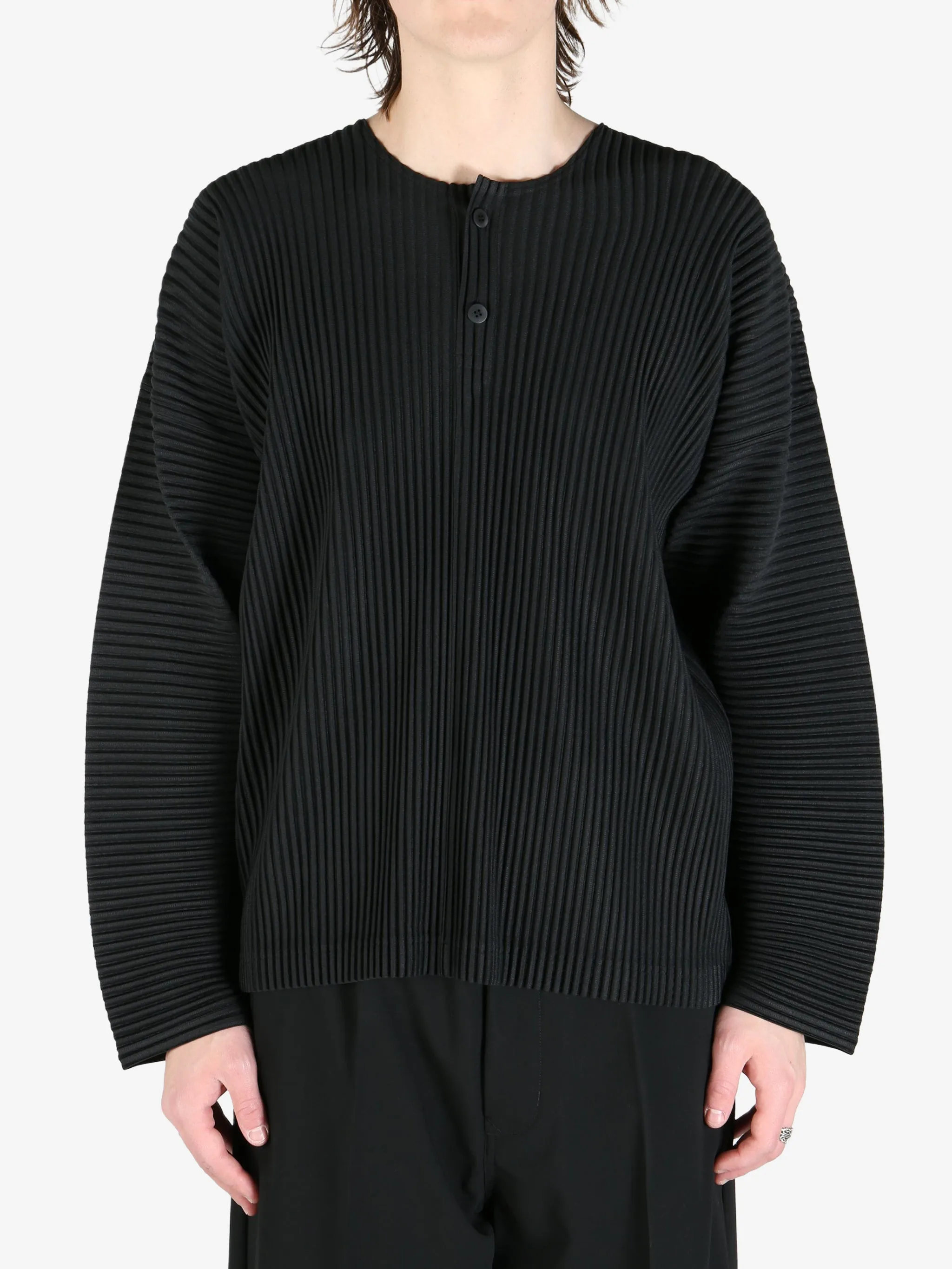 HOMME PLISSE ISSEY MIYAKE - Men Mc February Casual Long Sleeve Shirt