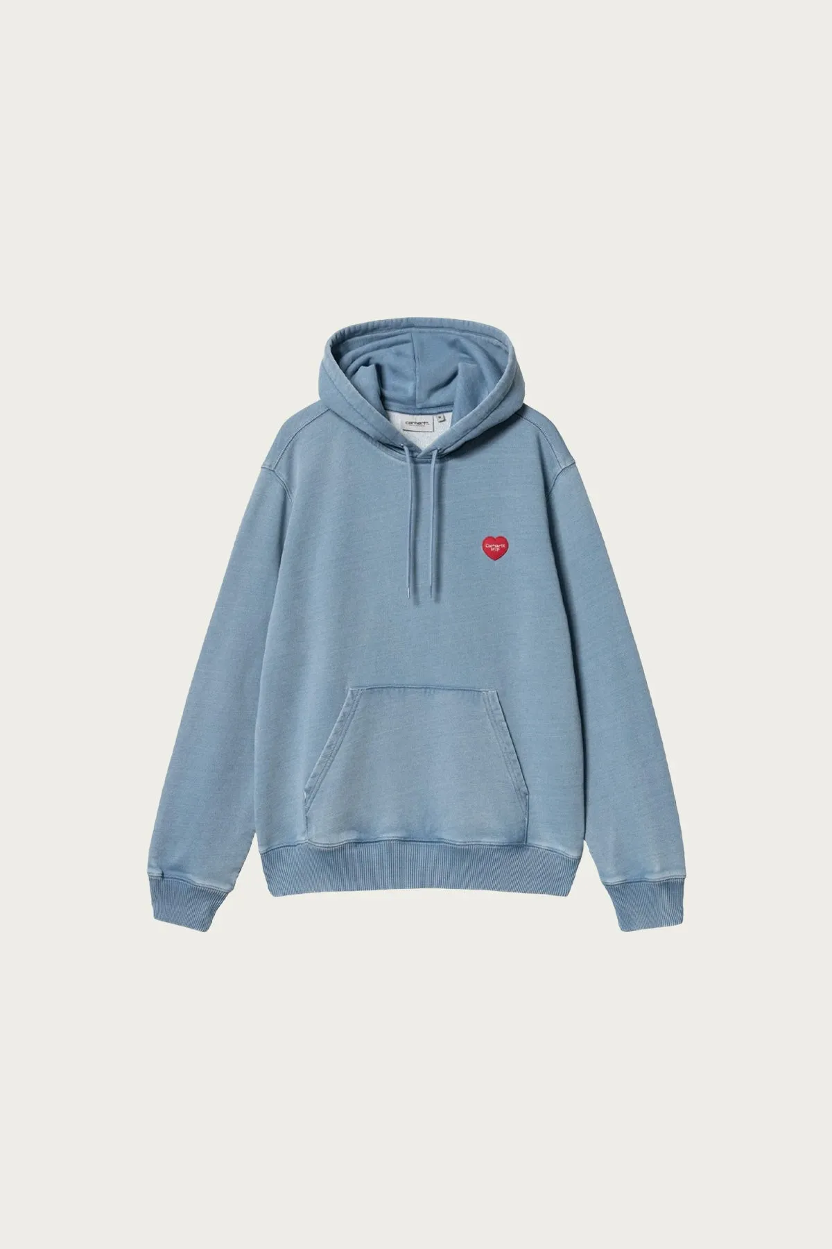 Hooded Ingo Sweat - Light Blue Garment Dyed