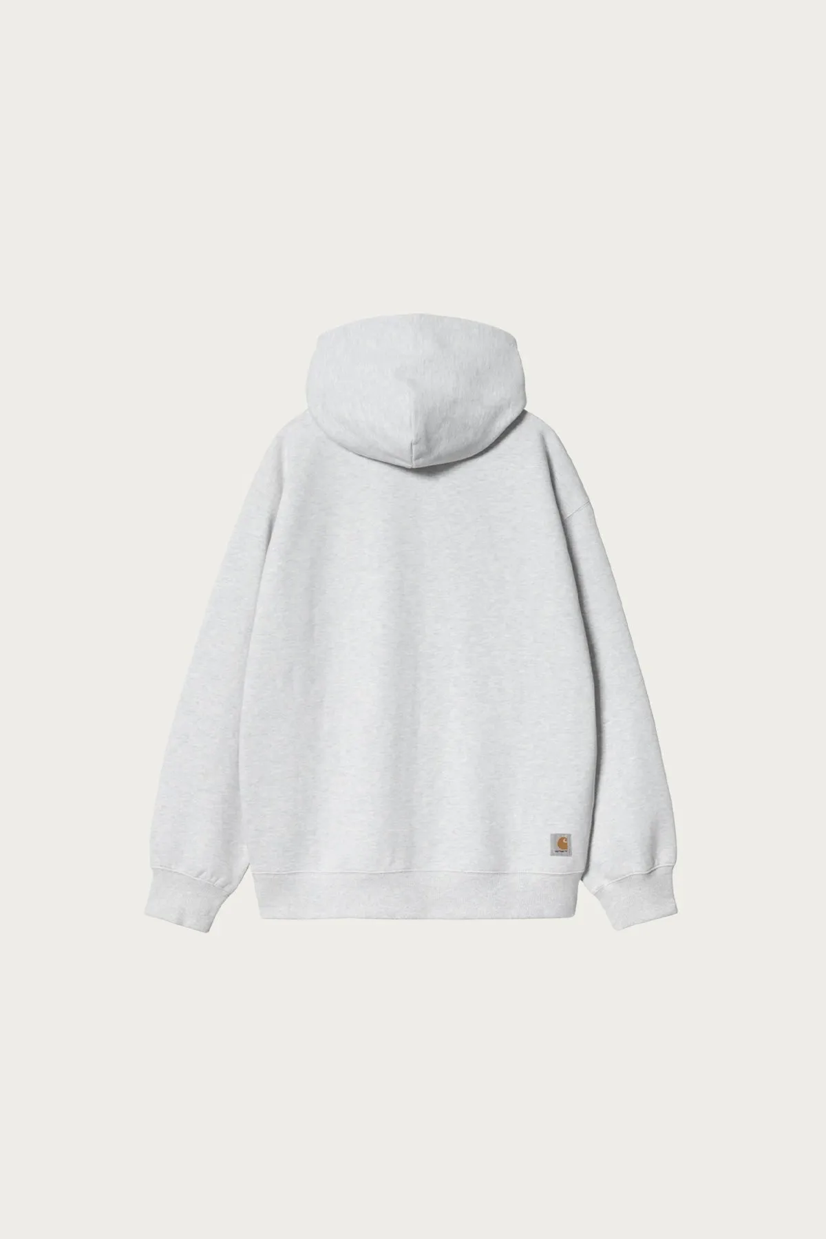 Hooded WIP Sweat Jacket - Ash Heather Stone Washed