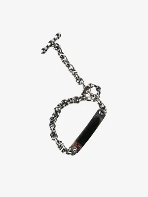 HOORSENBUHS - Sterling Silver Open Link Monogram Bracelet