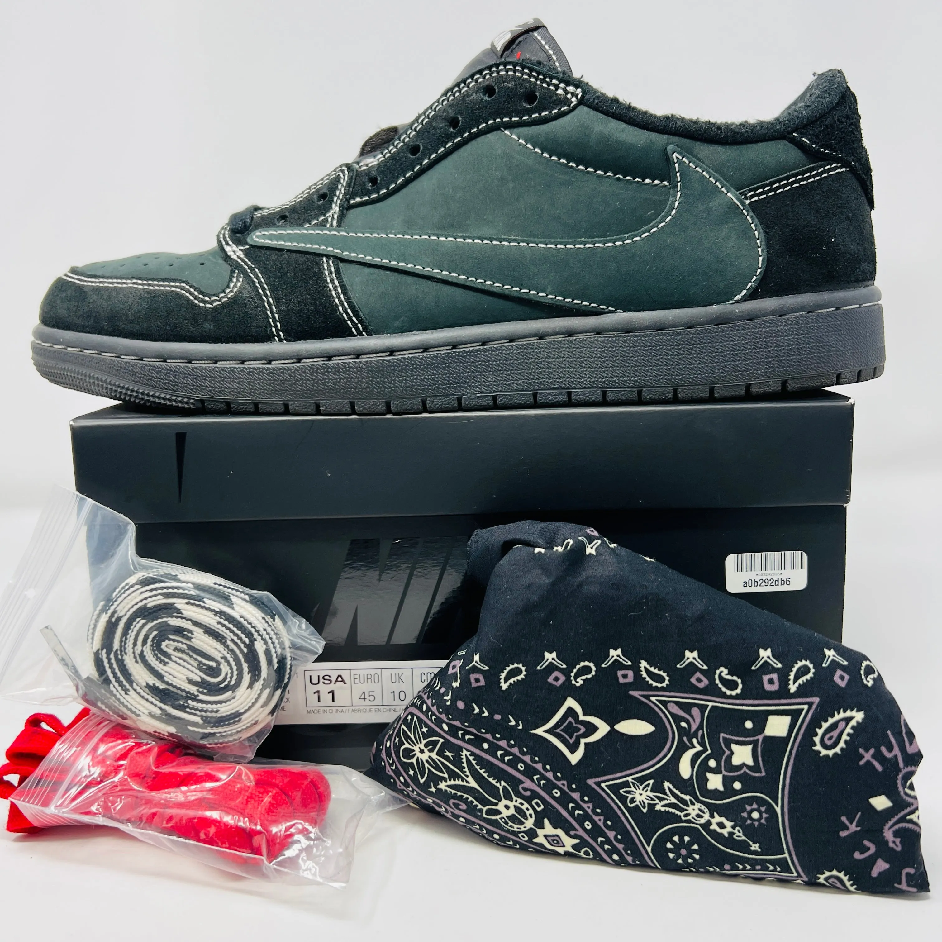 Jordan 1 Retro Low OG SP Travis Scott Black Phantom