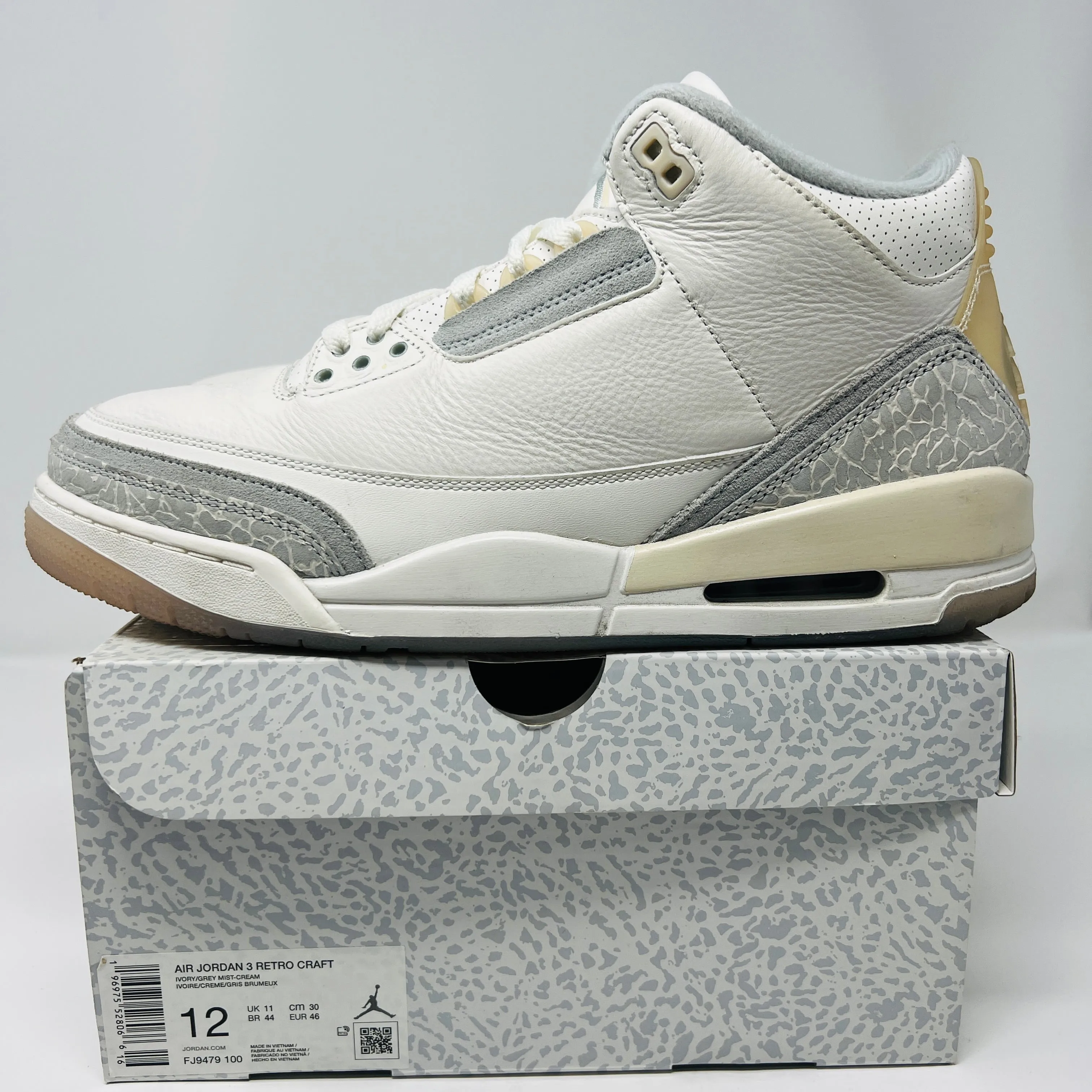 Jordan 3 Retro Craft Ivory