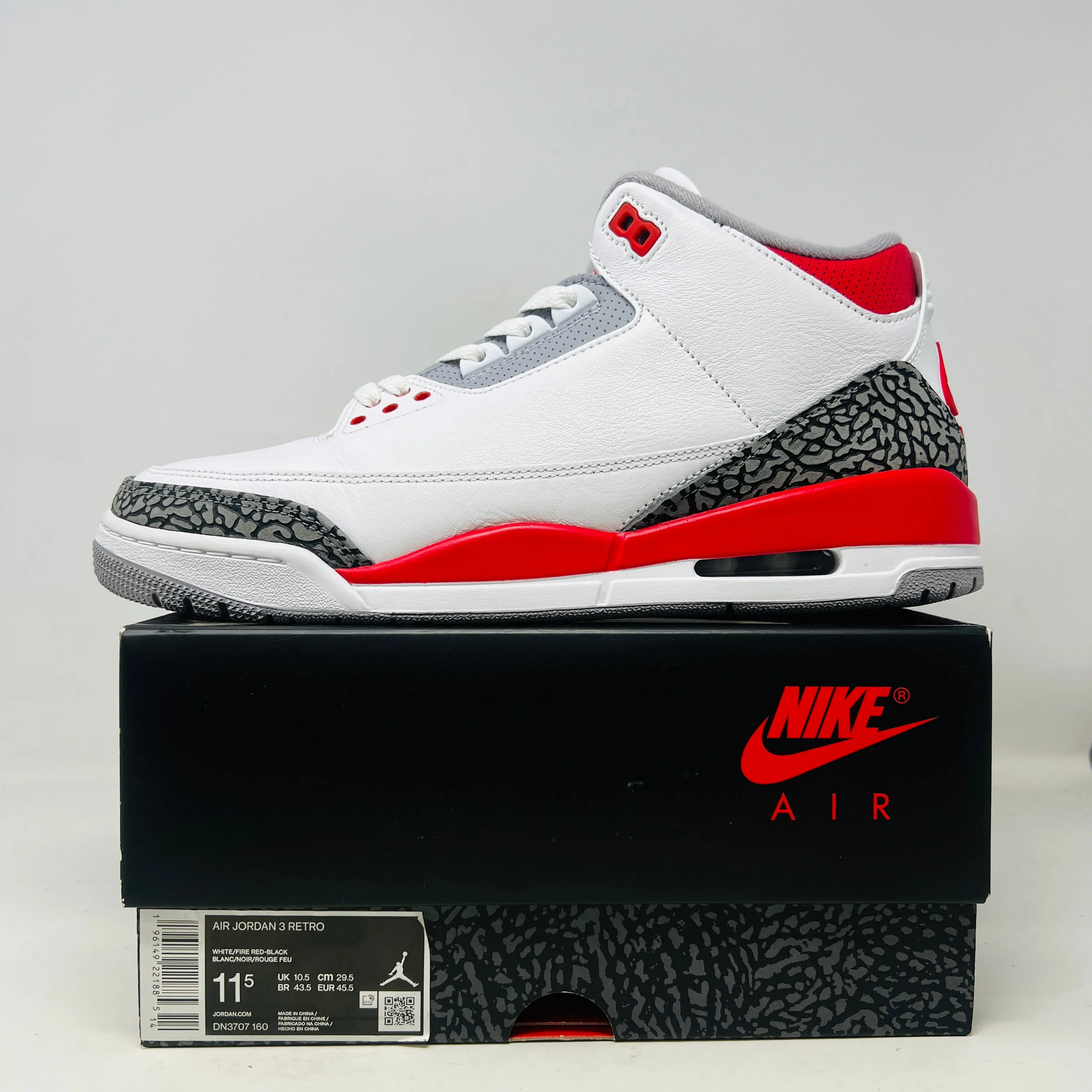 Jordan 3 Retro Fire Red (2022)