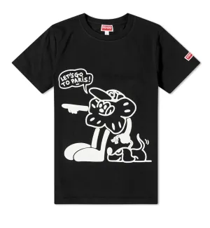 Kenzo Boke Boy Logo T-shirt (Black) Paris Front
