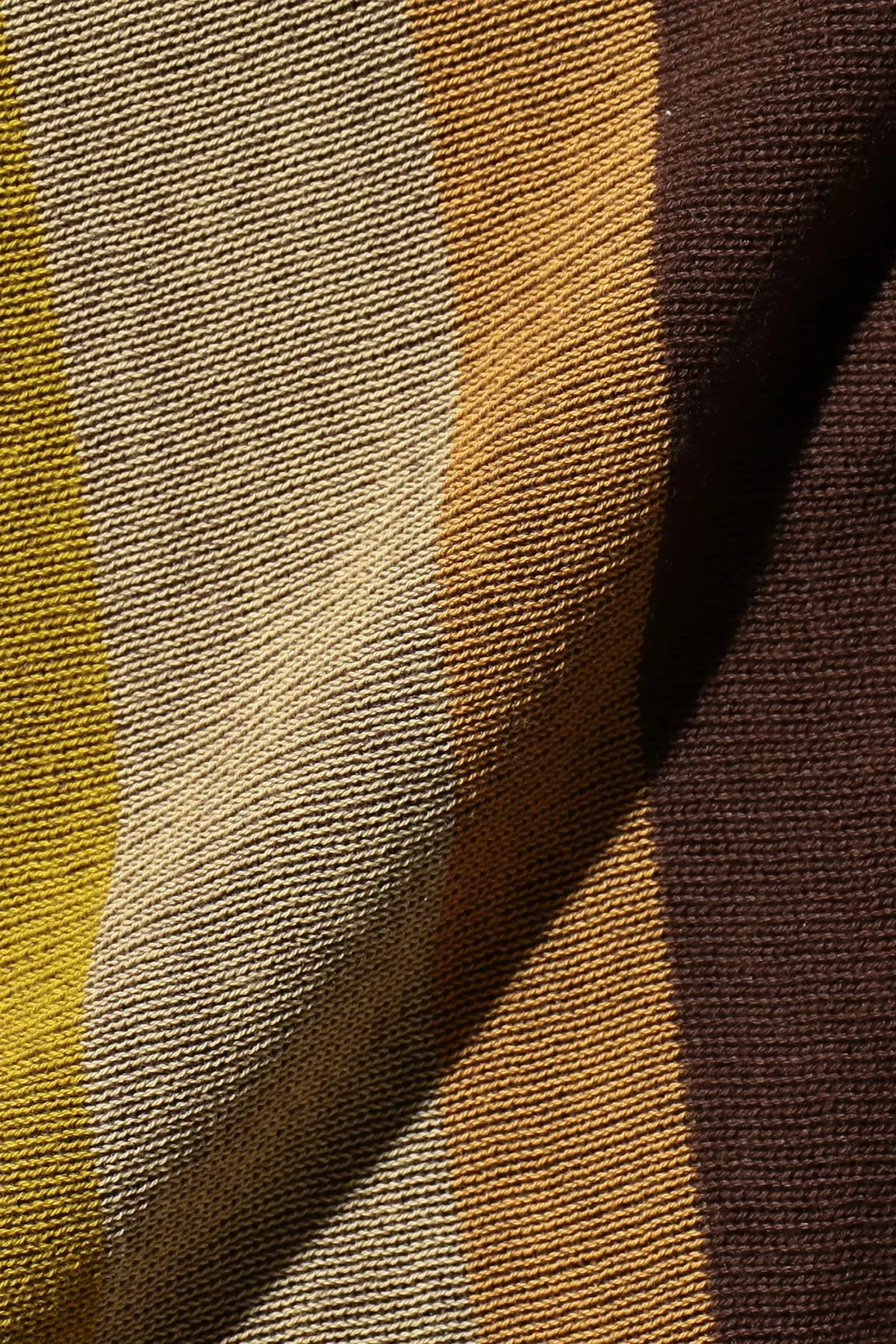 Knit Polo Stripe Argyle - Dark Brown