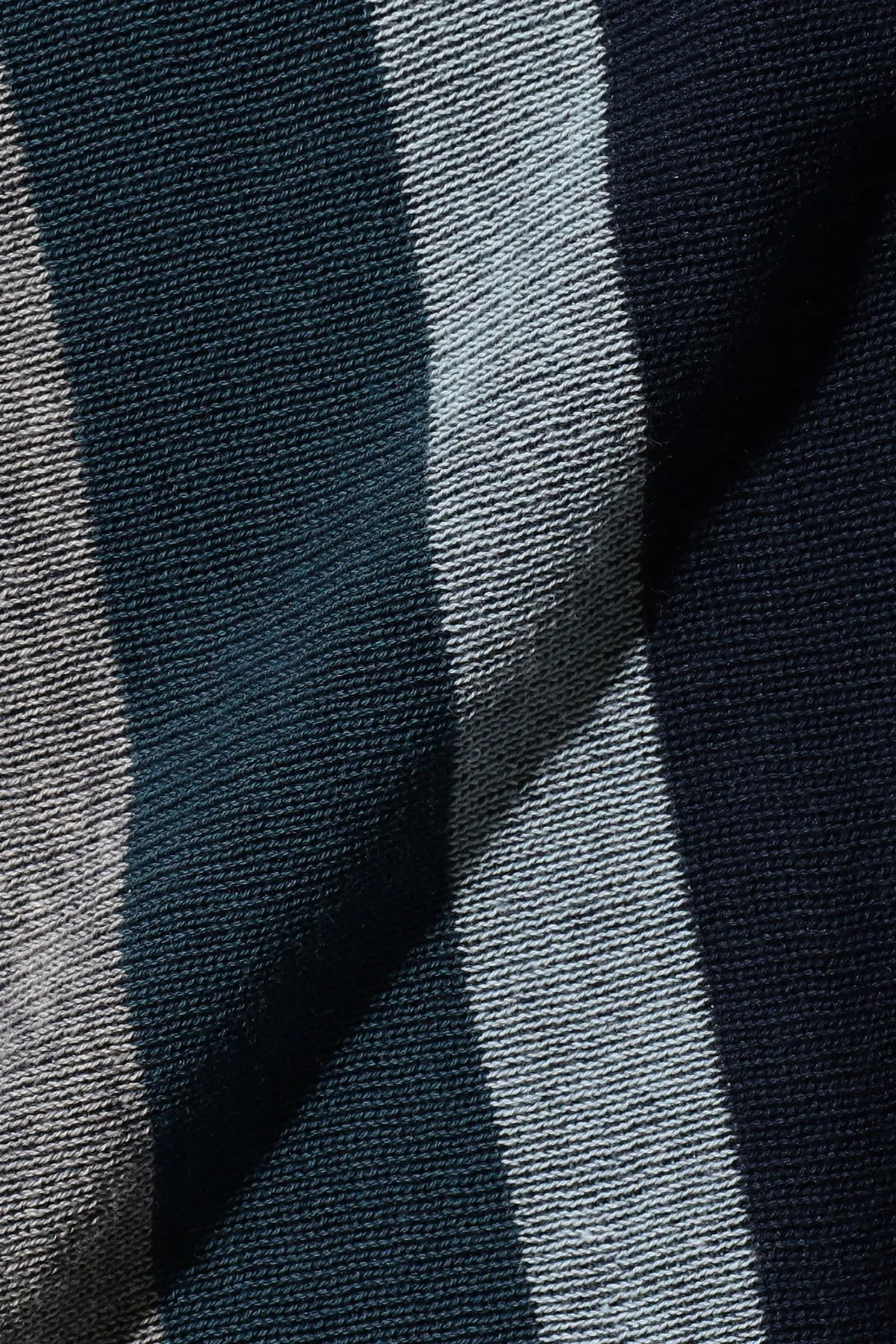 Knit Polo Stripe Argyle - Navy