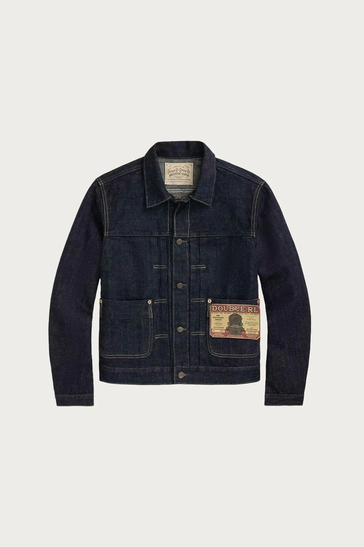 Limited-Edition Embroidered Denim Jacket - Rinse
