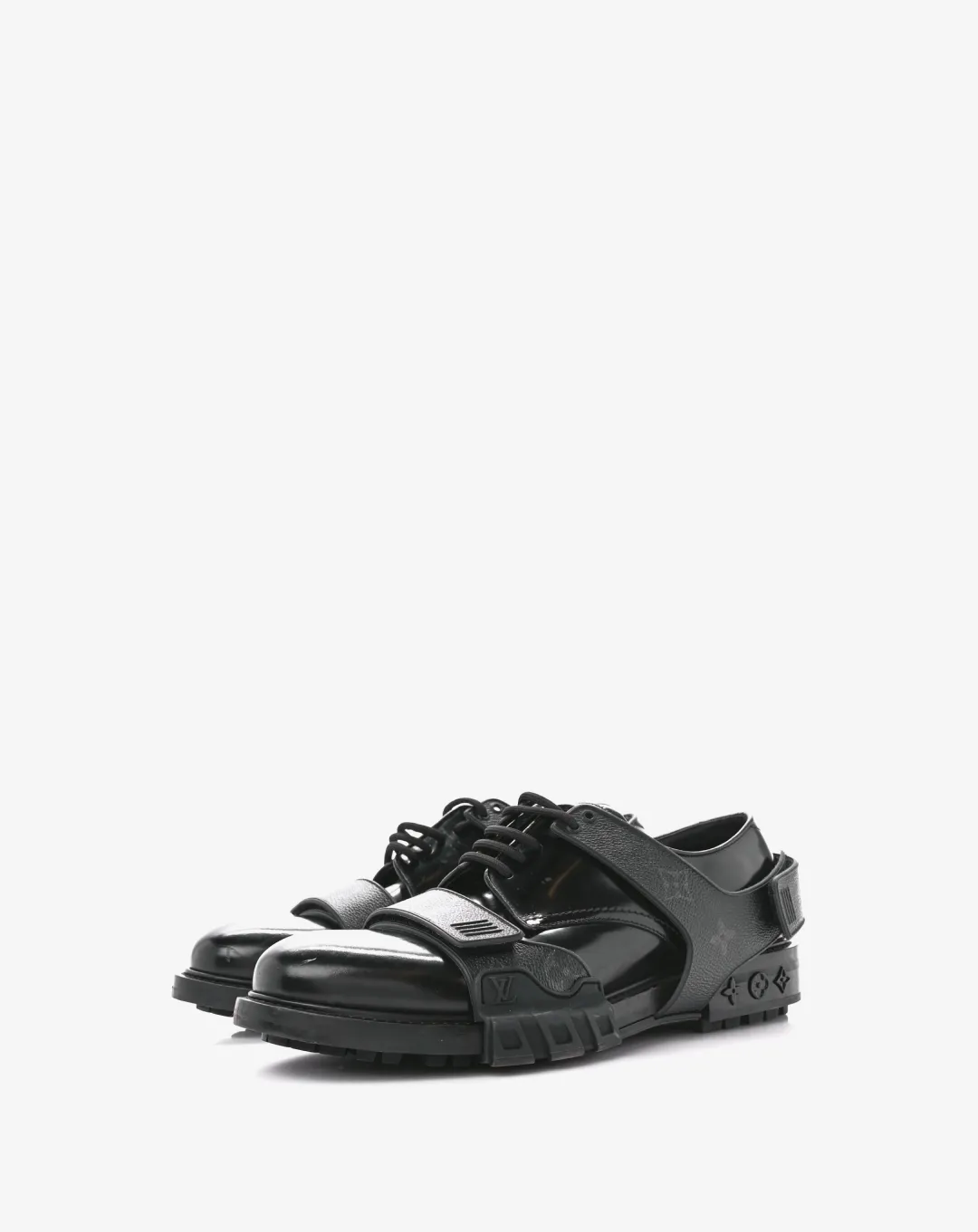 Louis Vuitton Monogram Men's Derby Harness Shoes