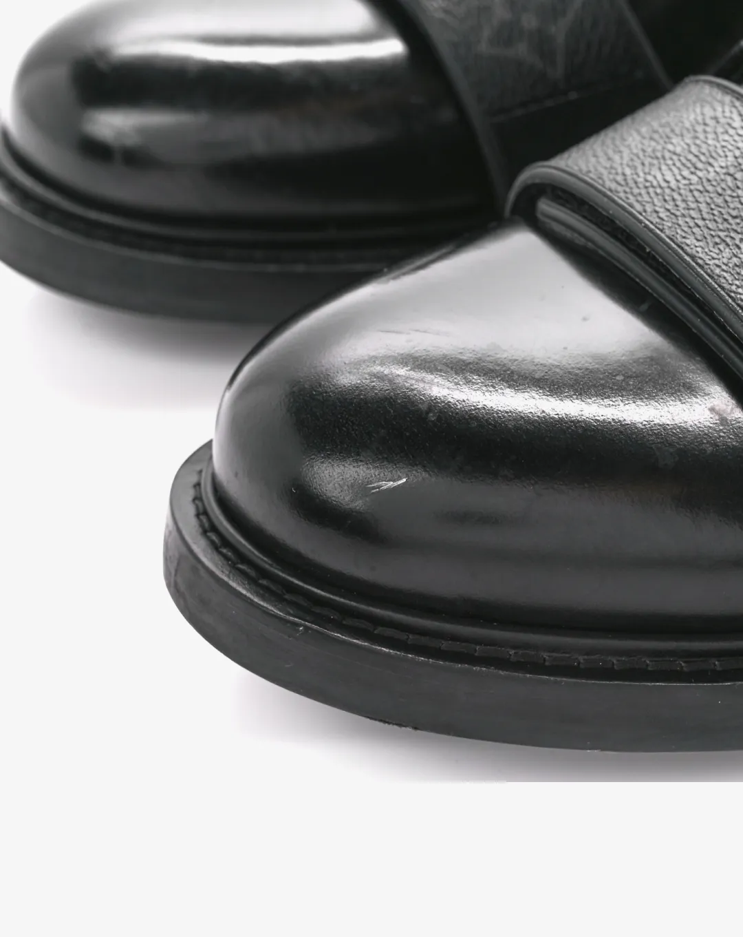 Louis Vuitton Monogram Men's Derby Harness Shoes