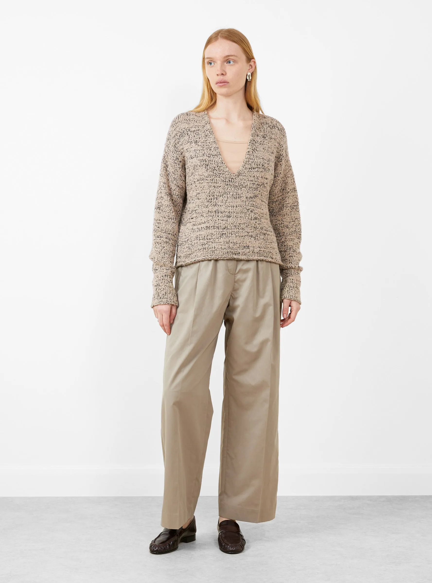 Marl V Neck Jumper