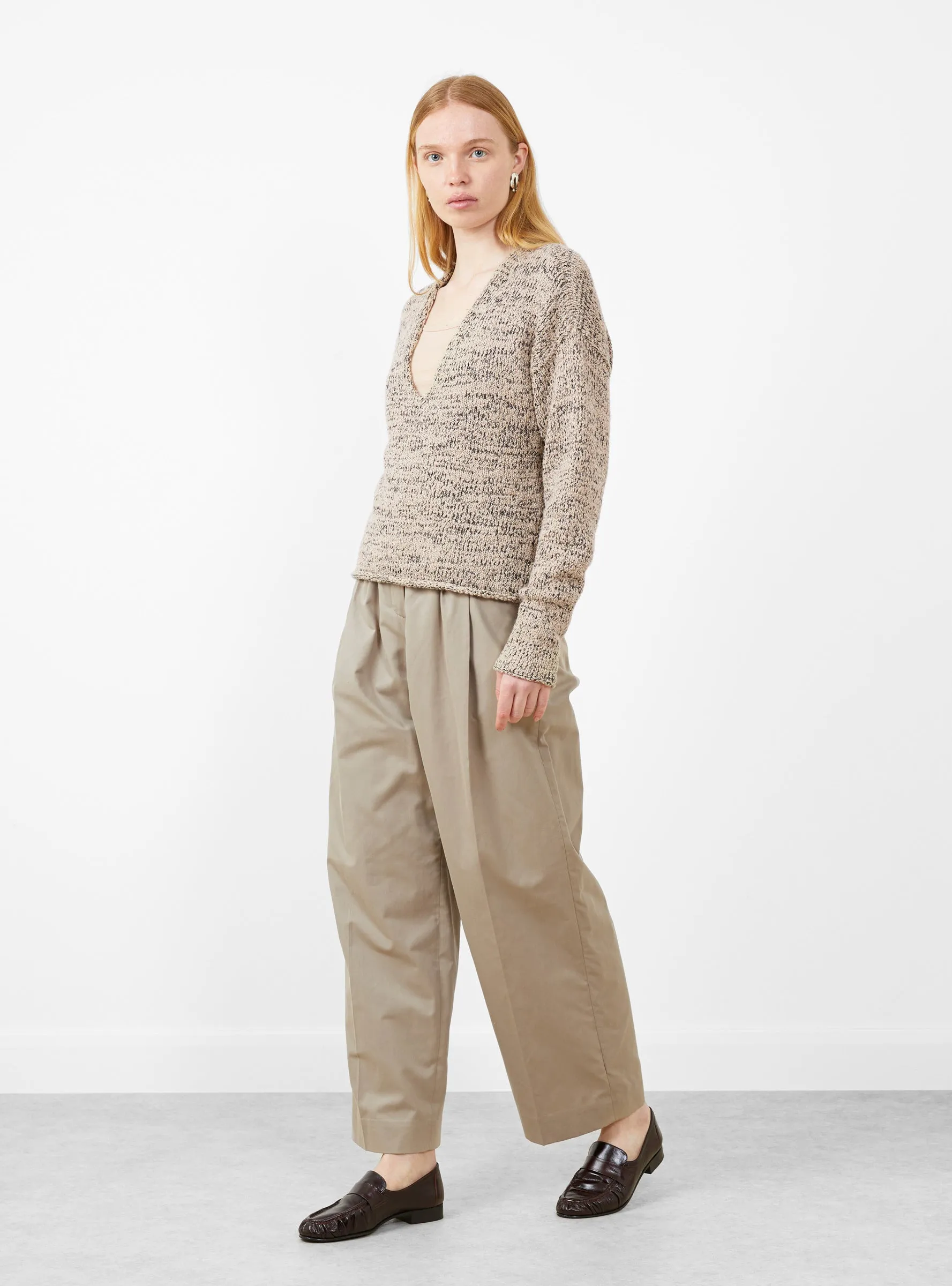 Marl V Neck Jumper